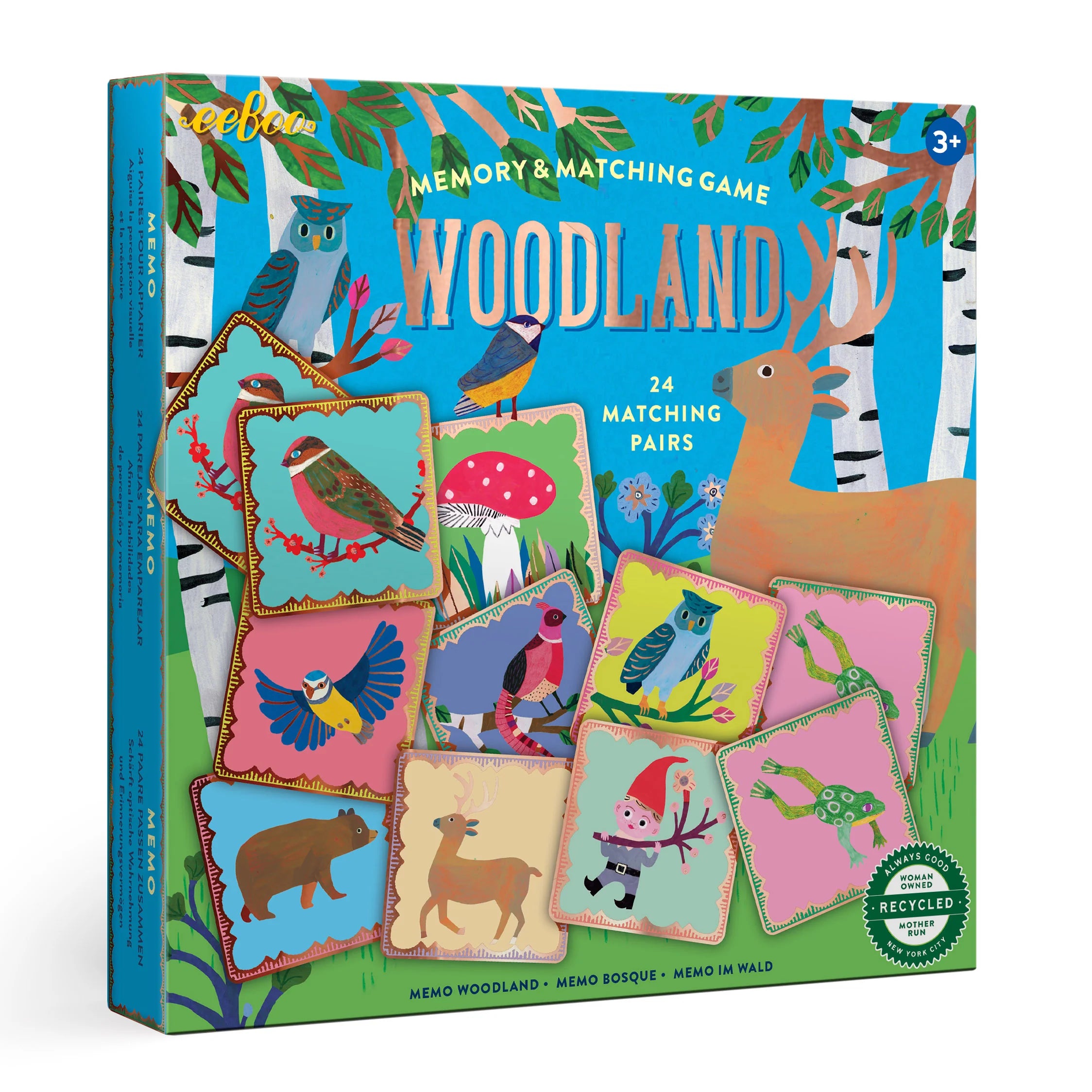 eeBoo | Woodland Memory & Matching Game