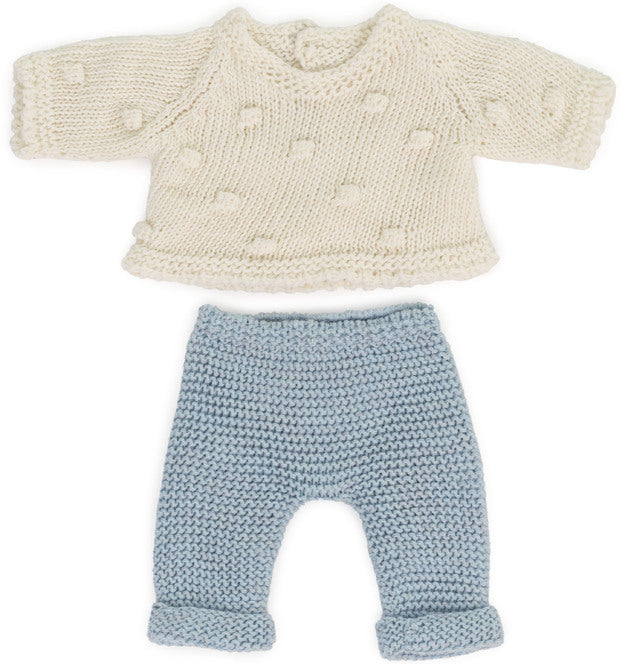 Miniland | Eco-Knitted Sweater & Trousers - 21cm