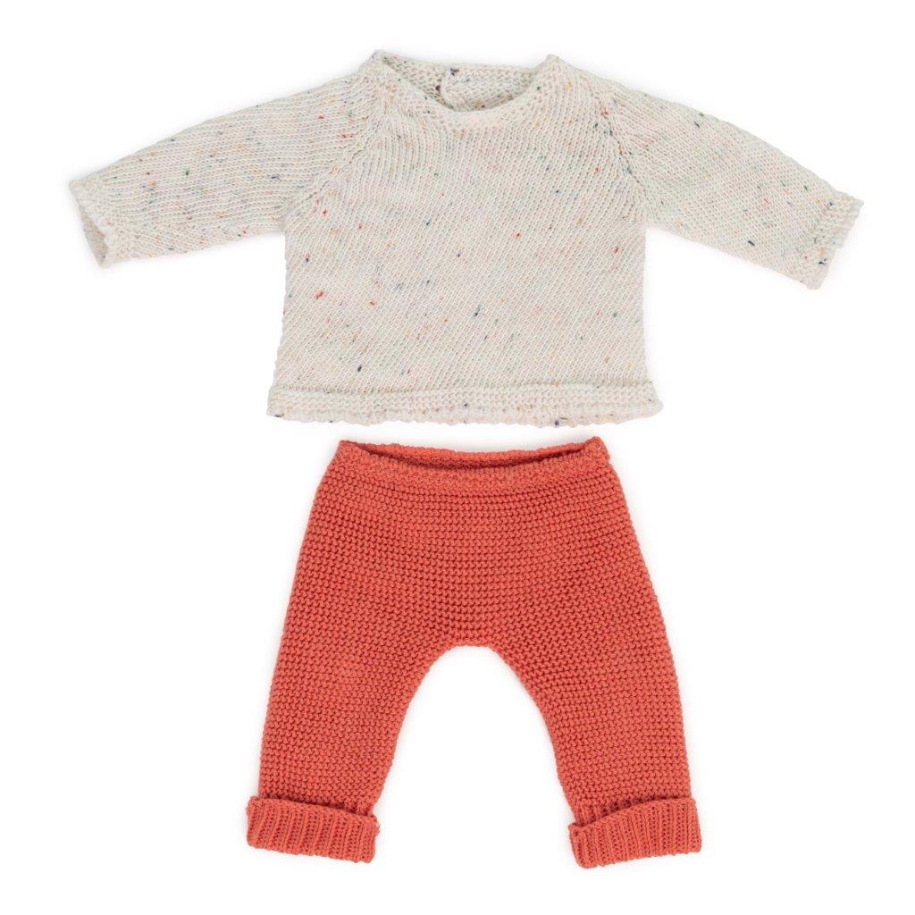 Miniland | Eco-Knitted Sweater & Trousers - 38cm