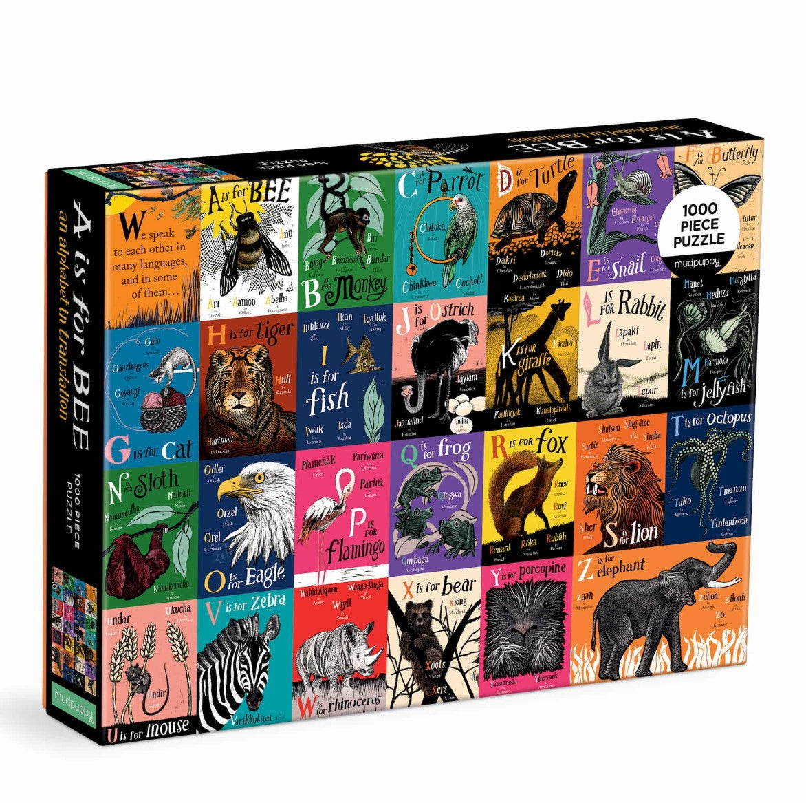 Mud Puppy | A is for Bee - 1000pc Puzzle