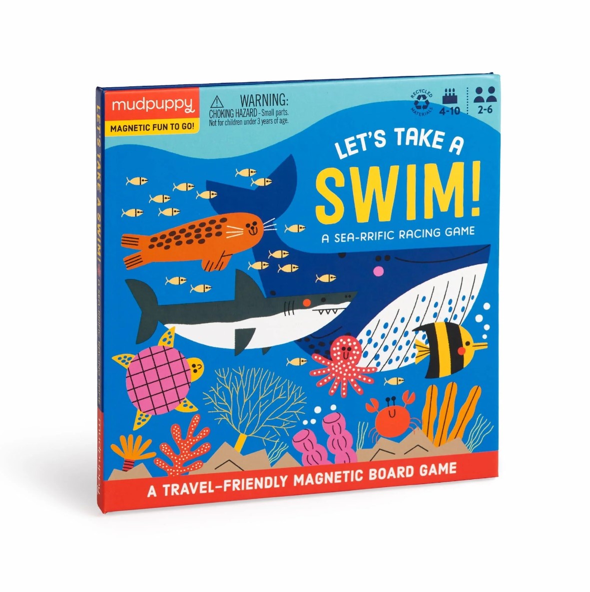 Mud Puppy | Let's Take a Swim Magnetic Board Game