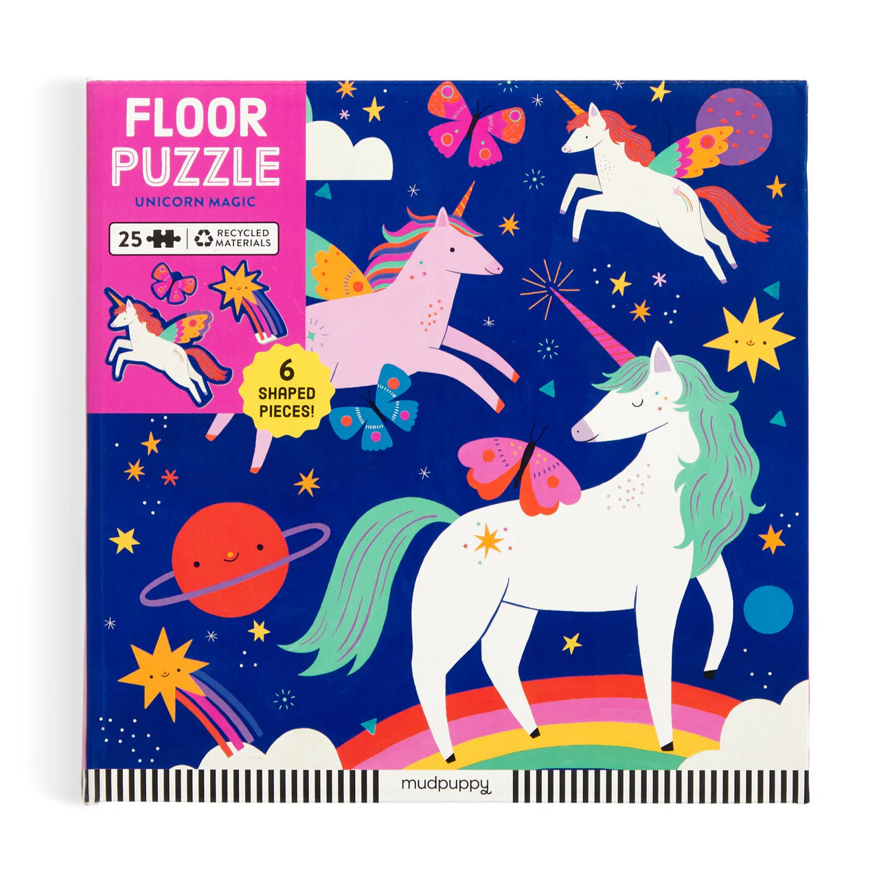Mud Puppy | 25pc Floor Puzzle - Unicorn Magic