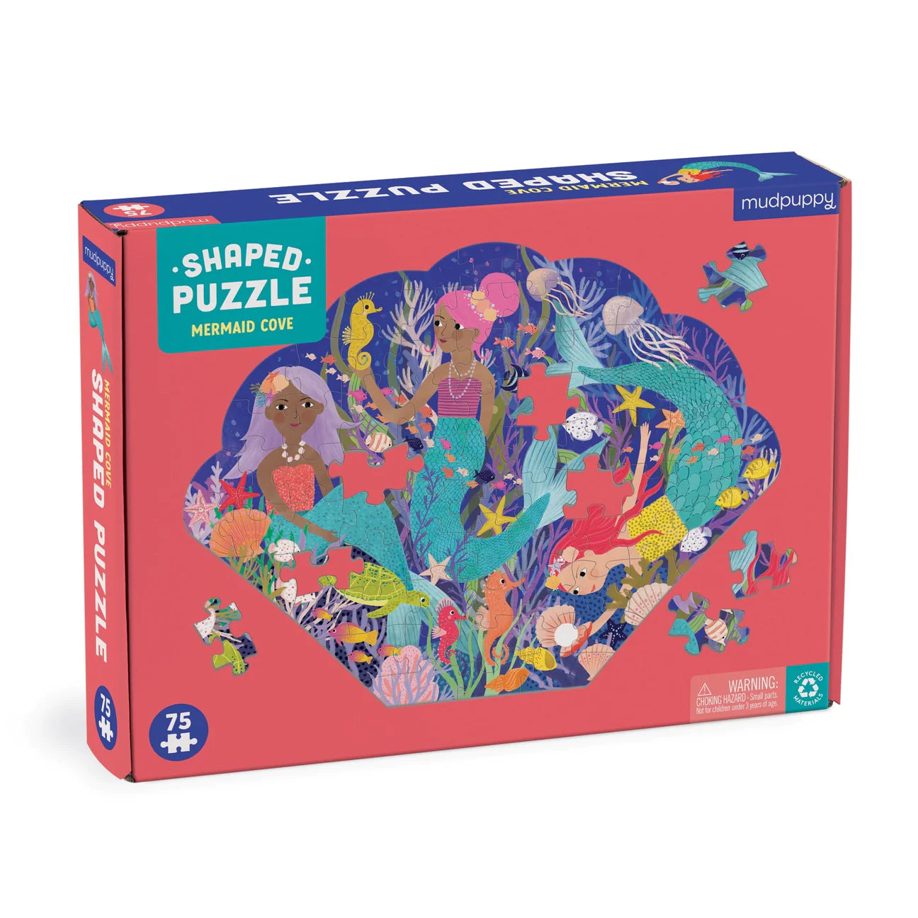 Mud Puppy | 75pc Shaped Puzzle - Mermaid Cove