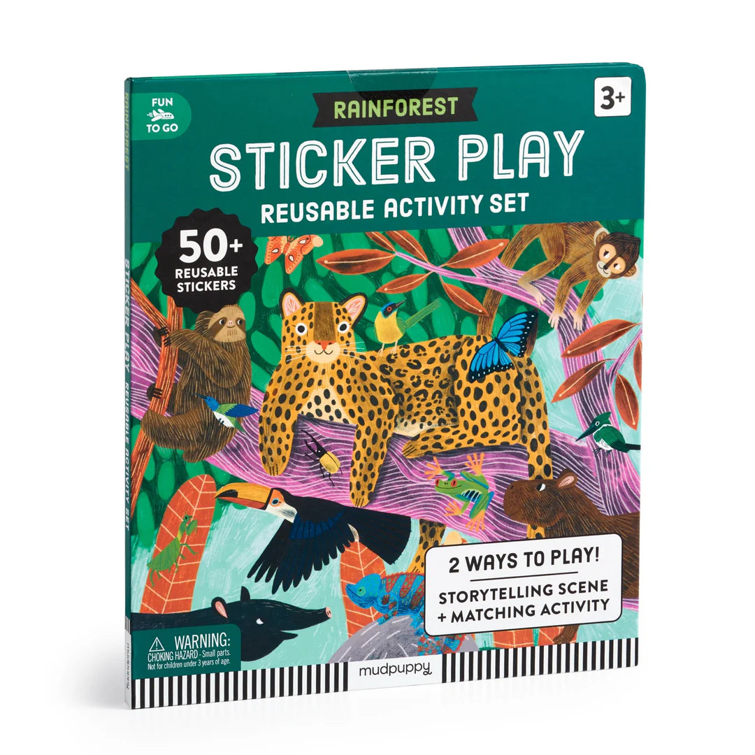 Mud Puppy | Sticker Play Reusable Activity Set - Rainforest