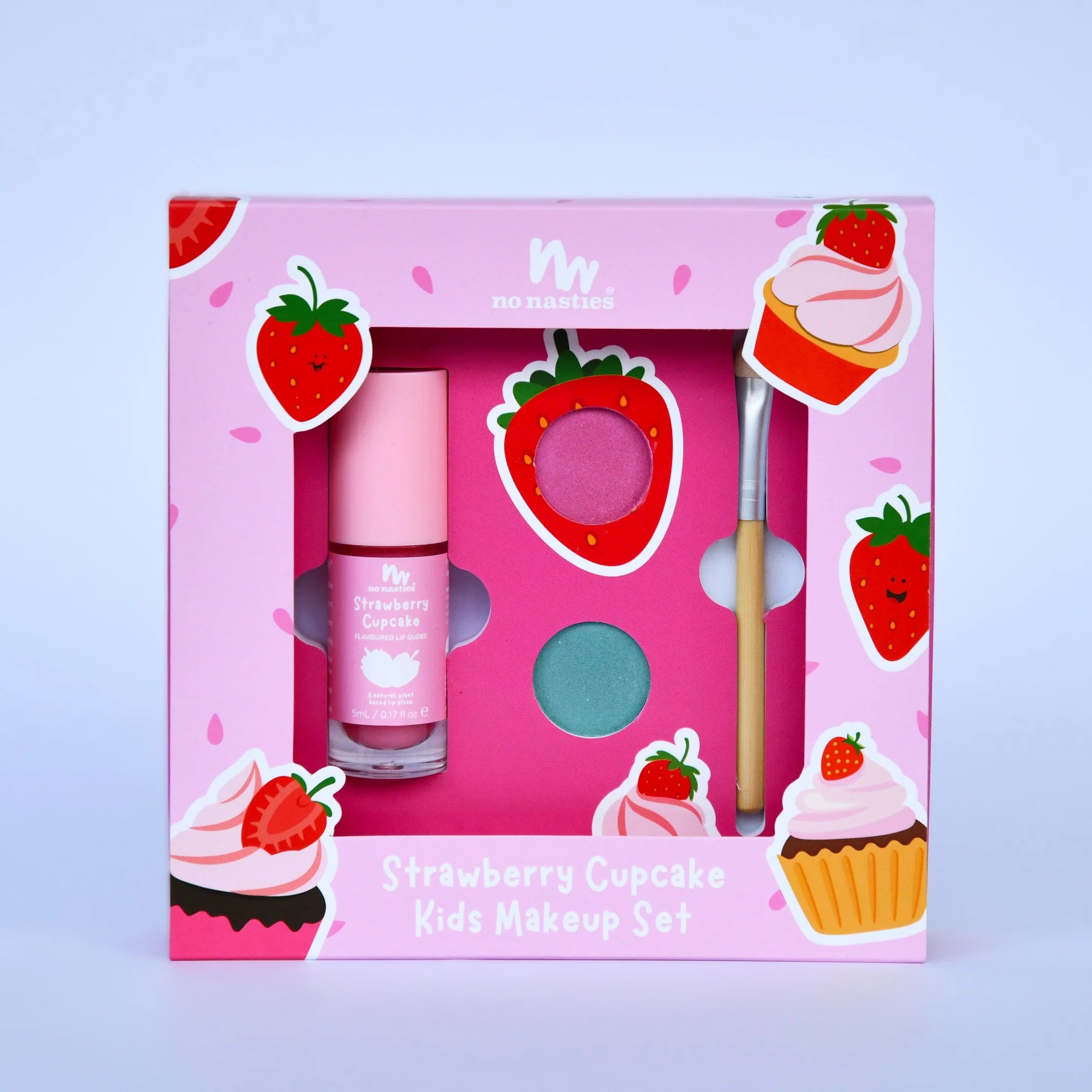 No Nasties | Make Up Gift Set - Strawberry Cupcake