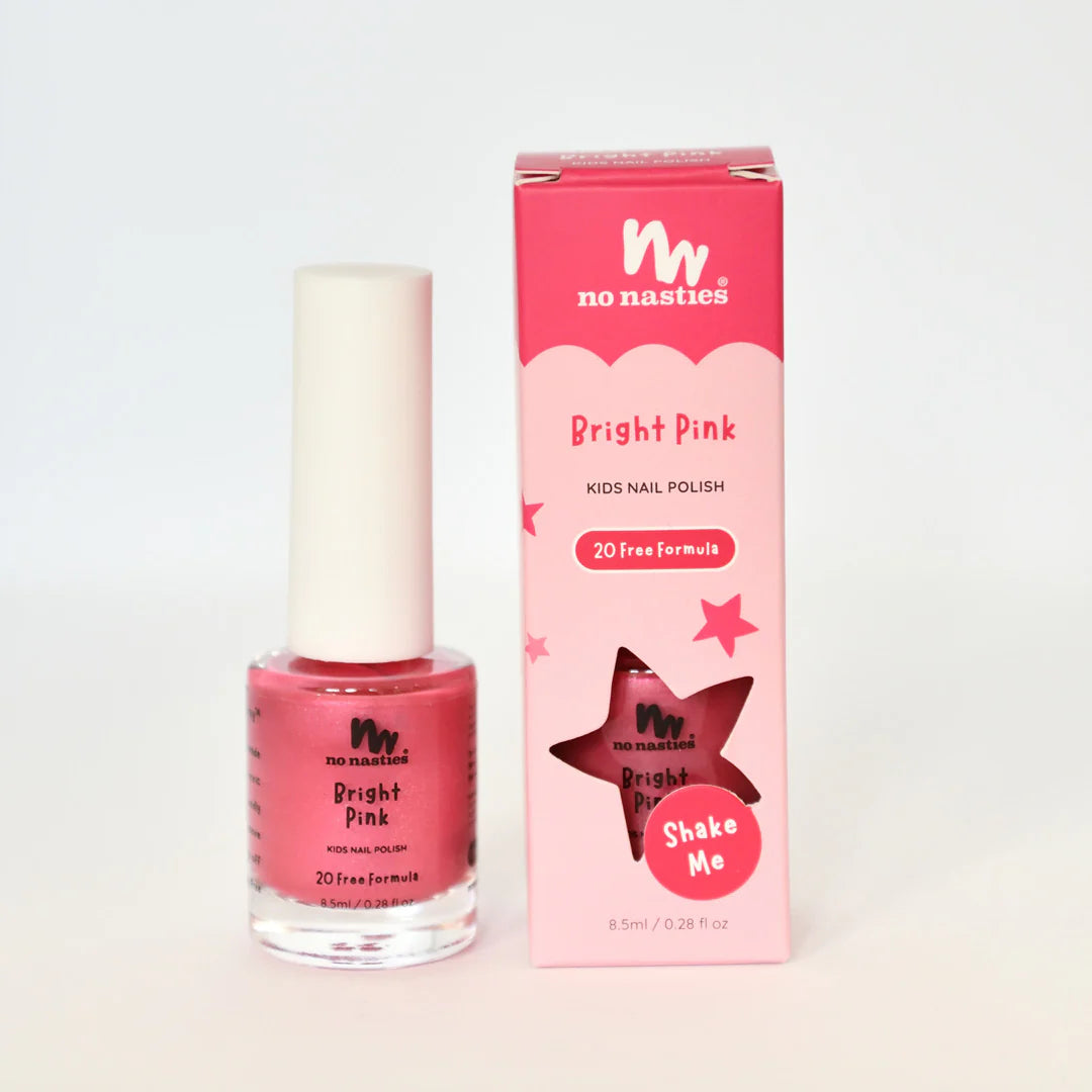 No Nasties | Scratch Off Nail Polish - Bright Pink