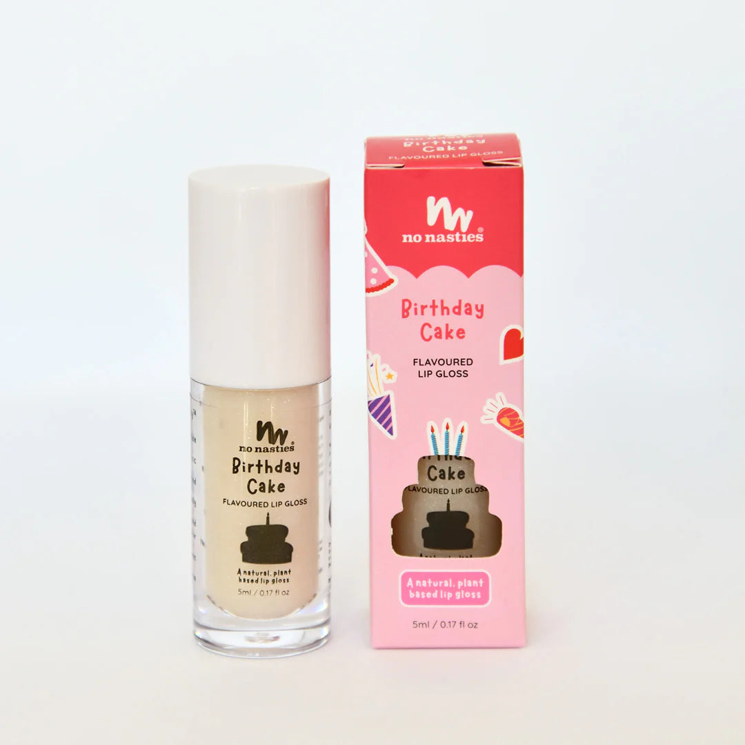 No Nasties | Natural Kids Lip Gloss - Birthday Cake