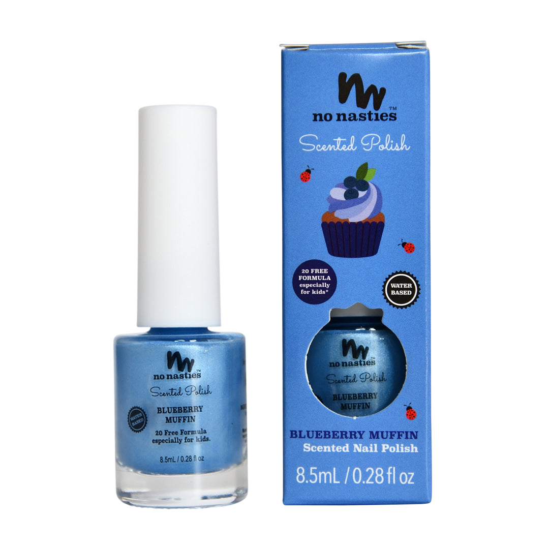 No Nasties | Scented Nail Polish - Blueberry Muffin