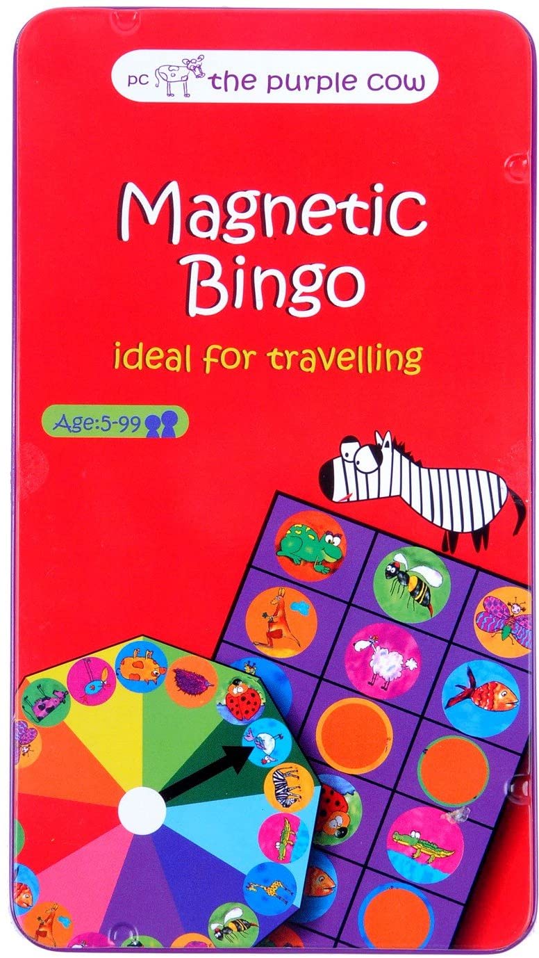 Purple Cow | Magnetic Travel Game - Bingo