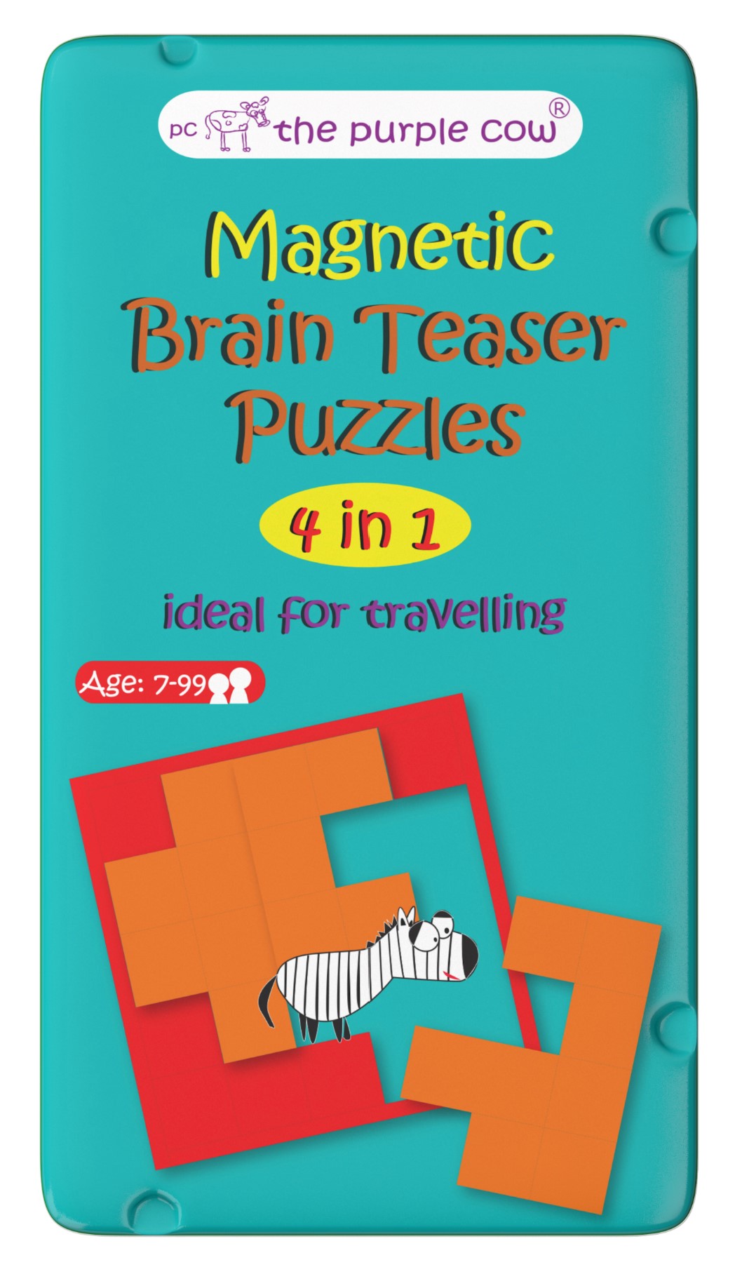 Purple Cow | Magnetic Travel Game - Brain Teaser Puzzles