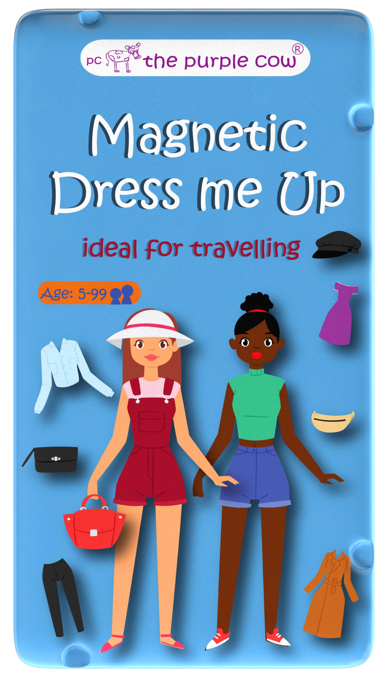 Purple Cow | Magnetic Travel Game - Dress Me Up