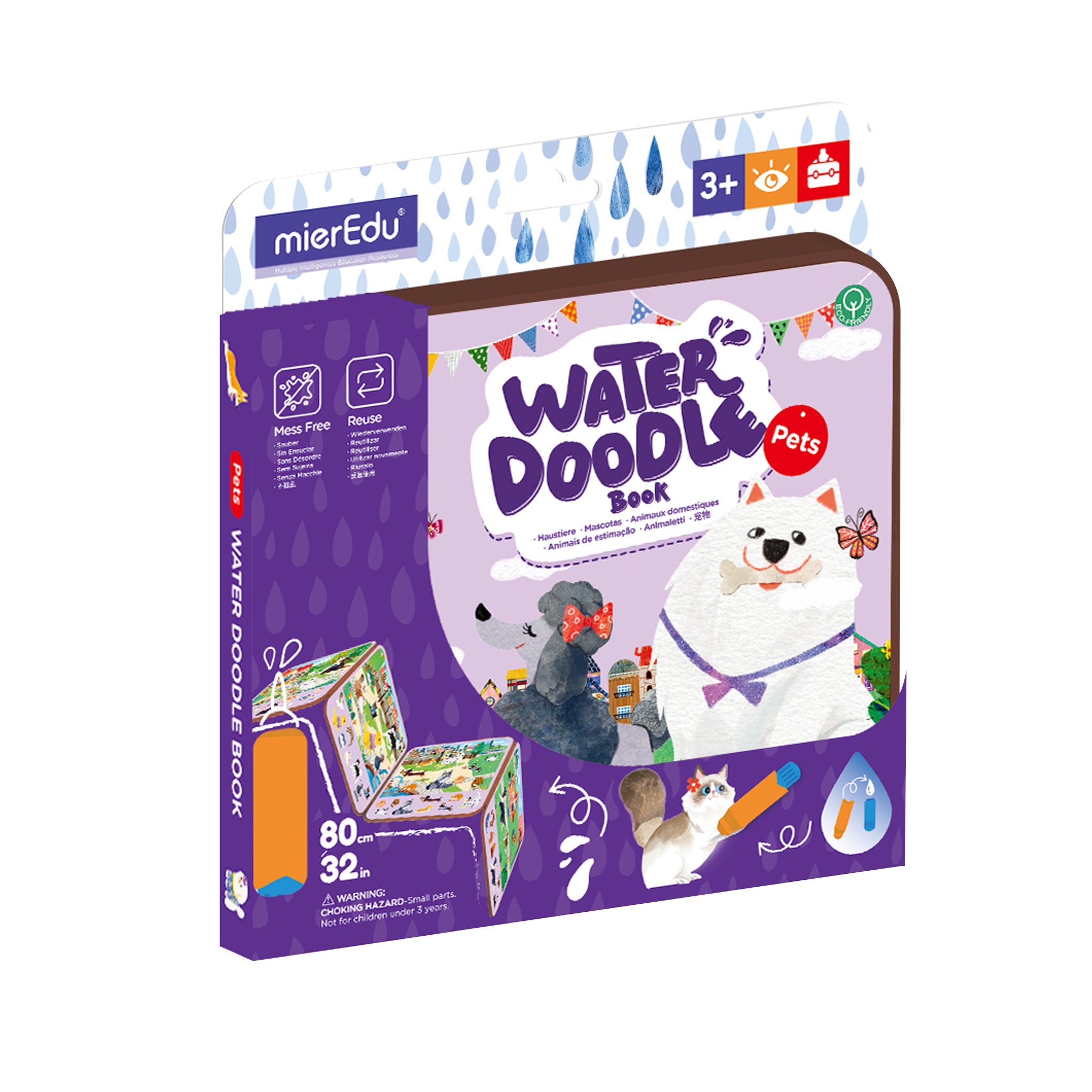 mierEdu | Magic Water Doodle Book - Pets