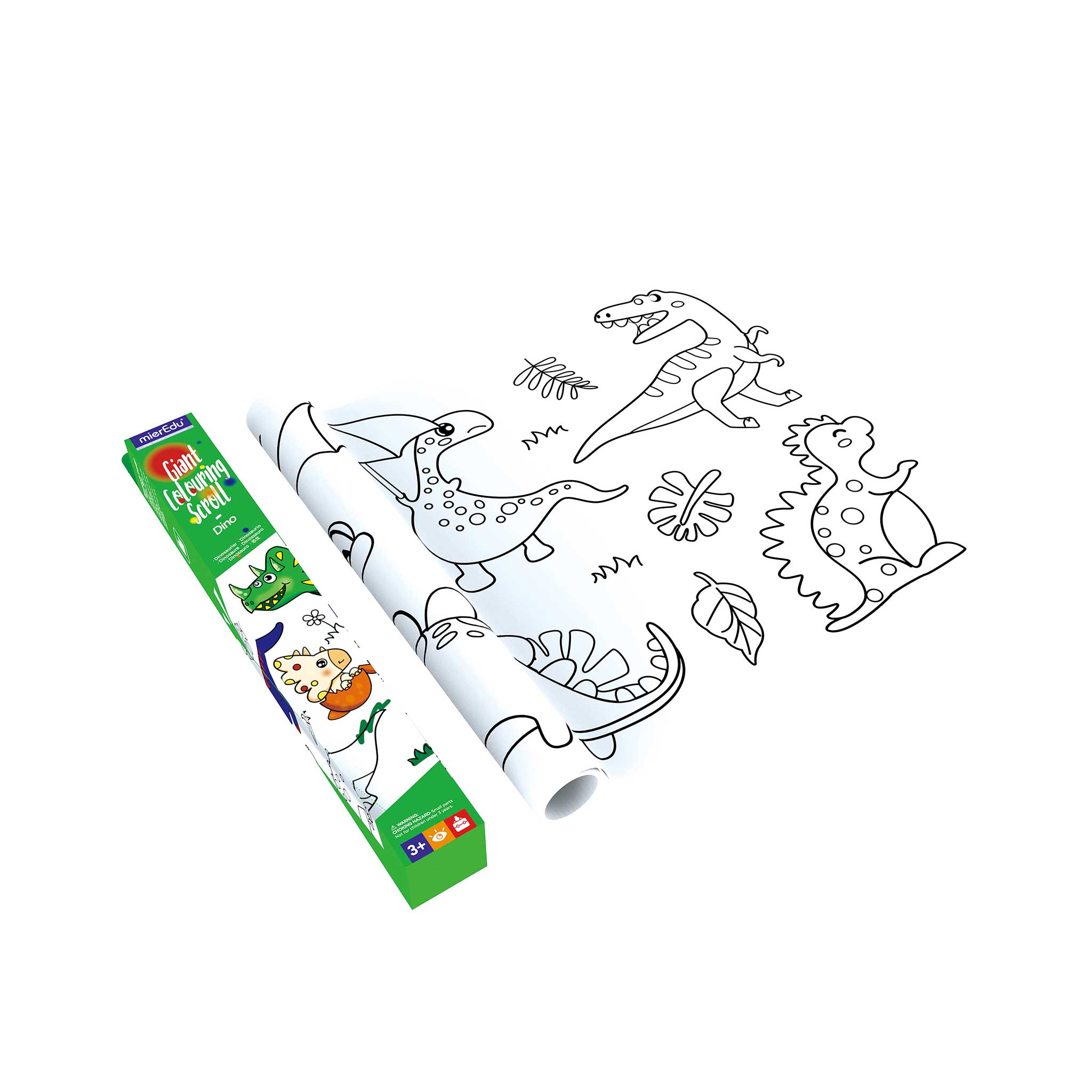 mierEdu | Giant Colouring Scroll - Dino