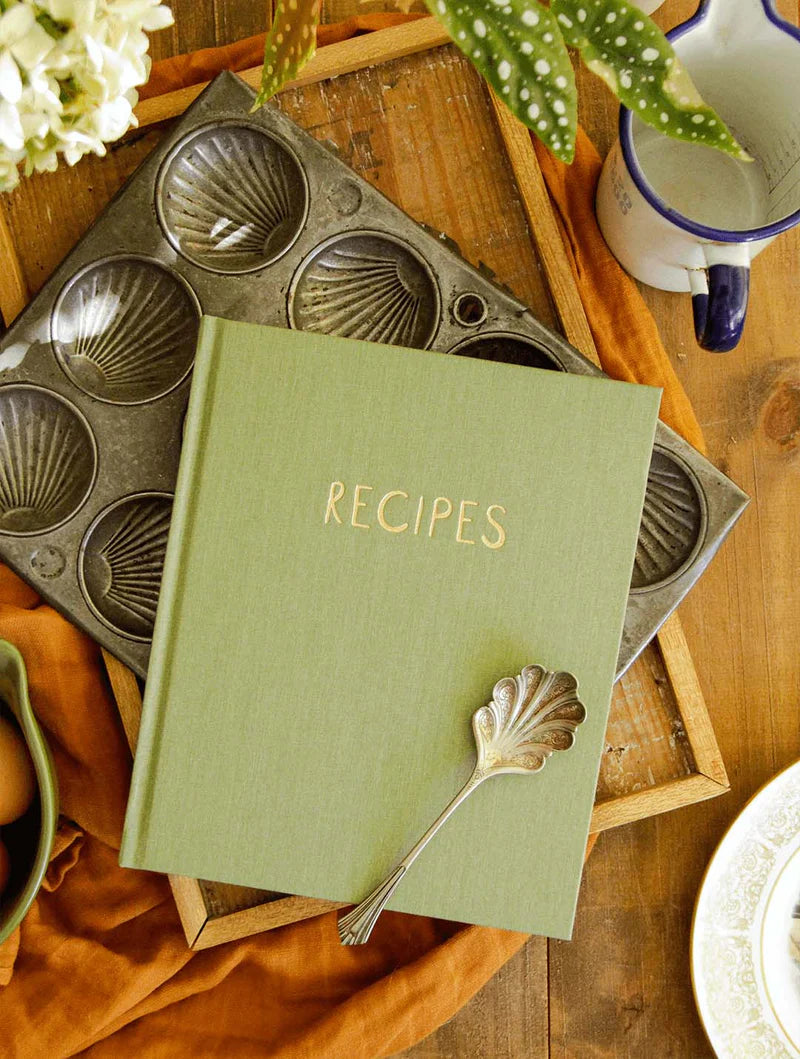 Write to Me | Recipes Journal - Olive