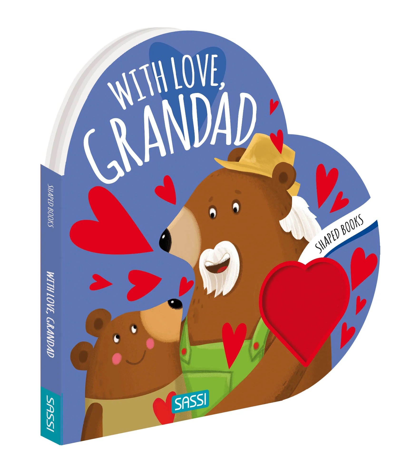 Sassi | Shaped Board Book - with Love, Grandad