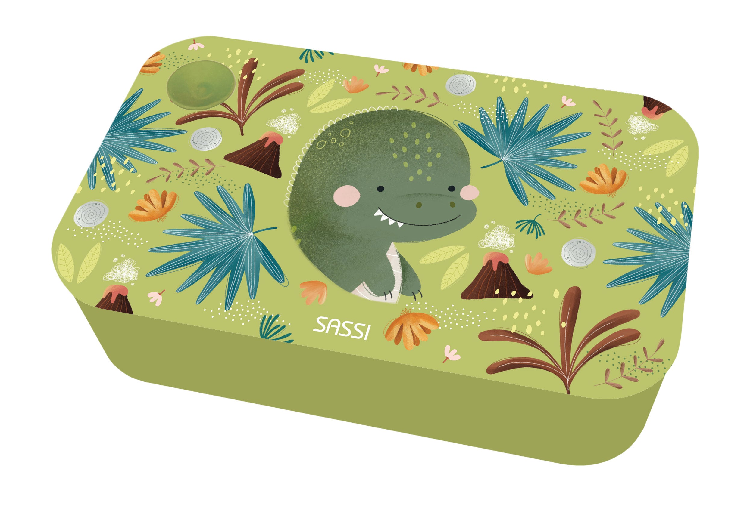 Sassi | Recycled Plastic Lunchbox - Cracky the Dinosaur