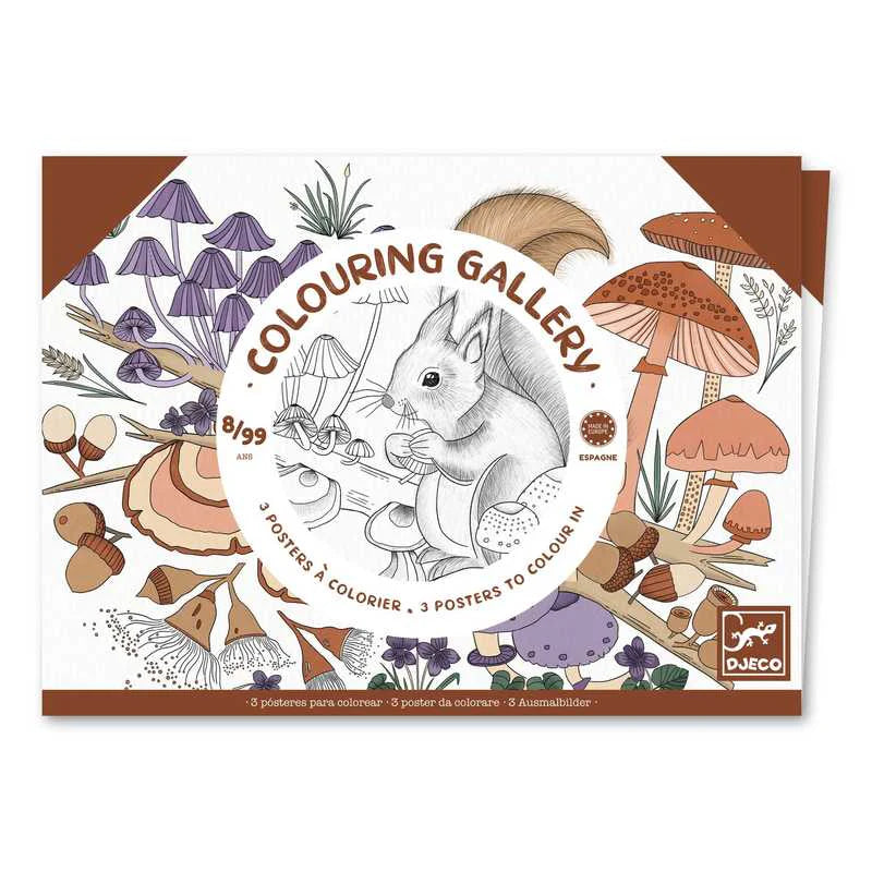 Djeco | Colouring Gallery - Naturalist