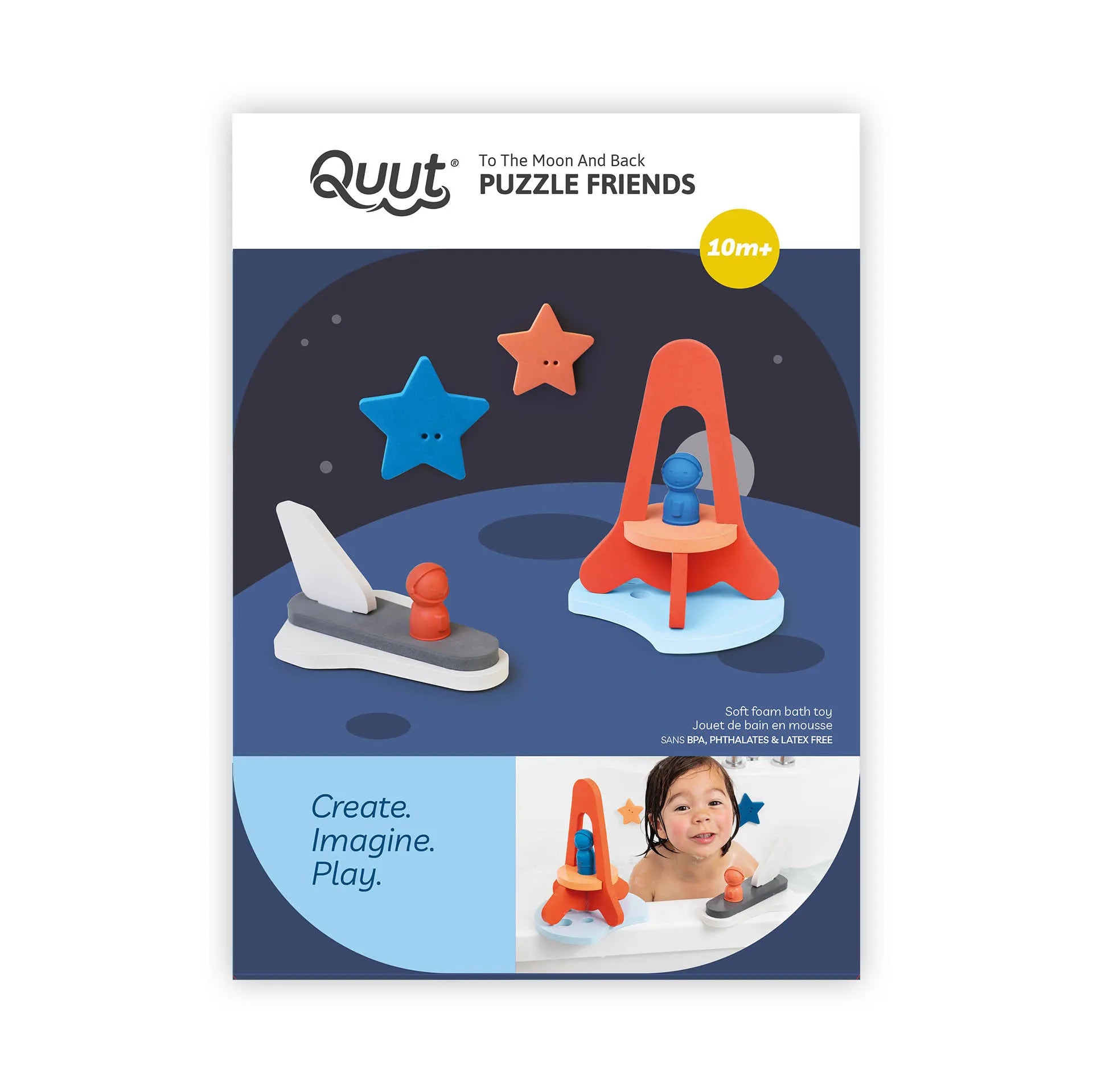 Quut | To the Moon & Back - Bath Puzzle