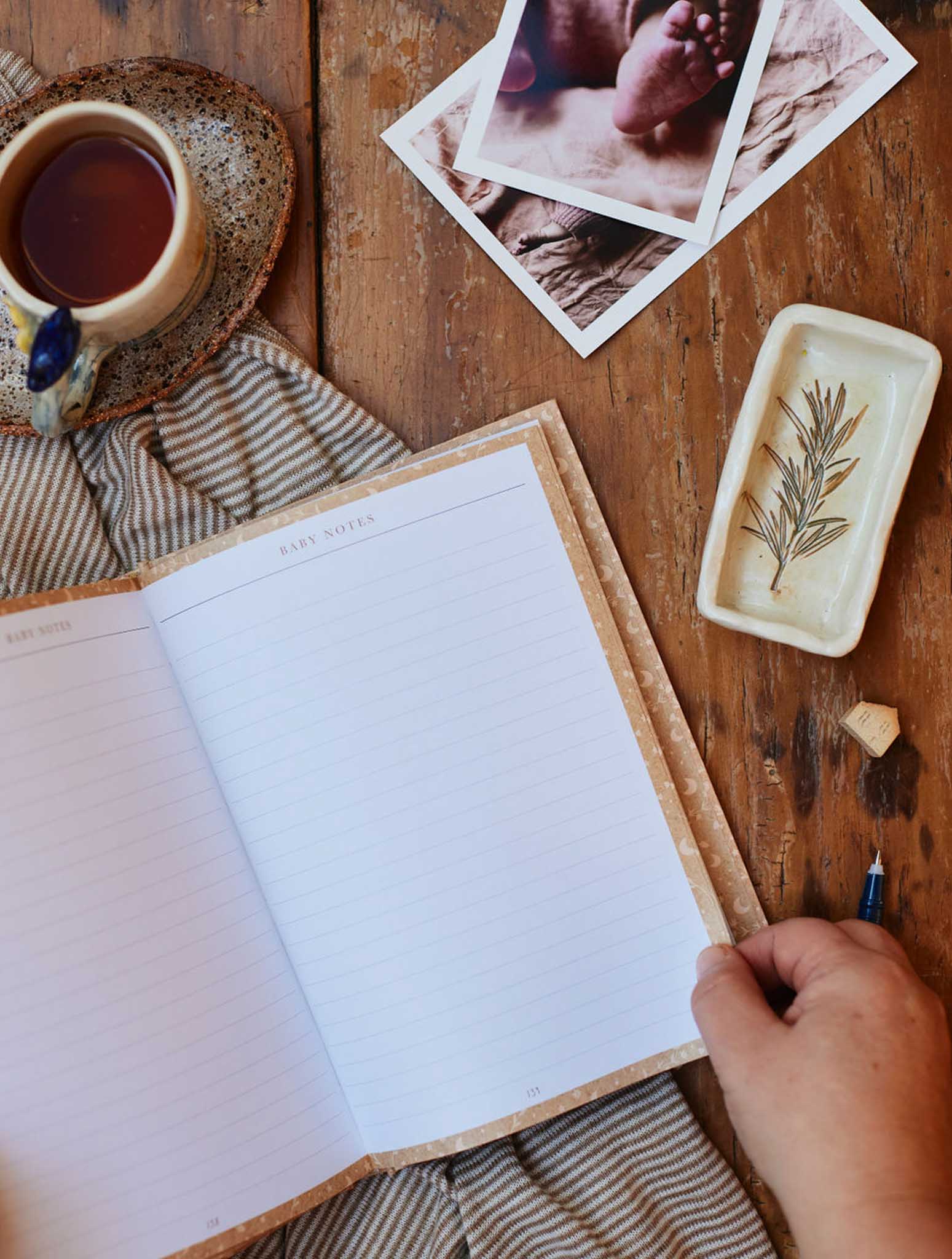 Write to Me | Baby Tracker Journal - Oat