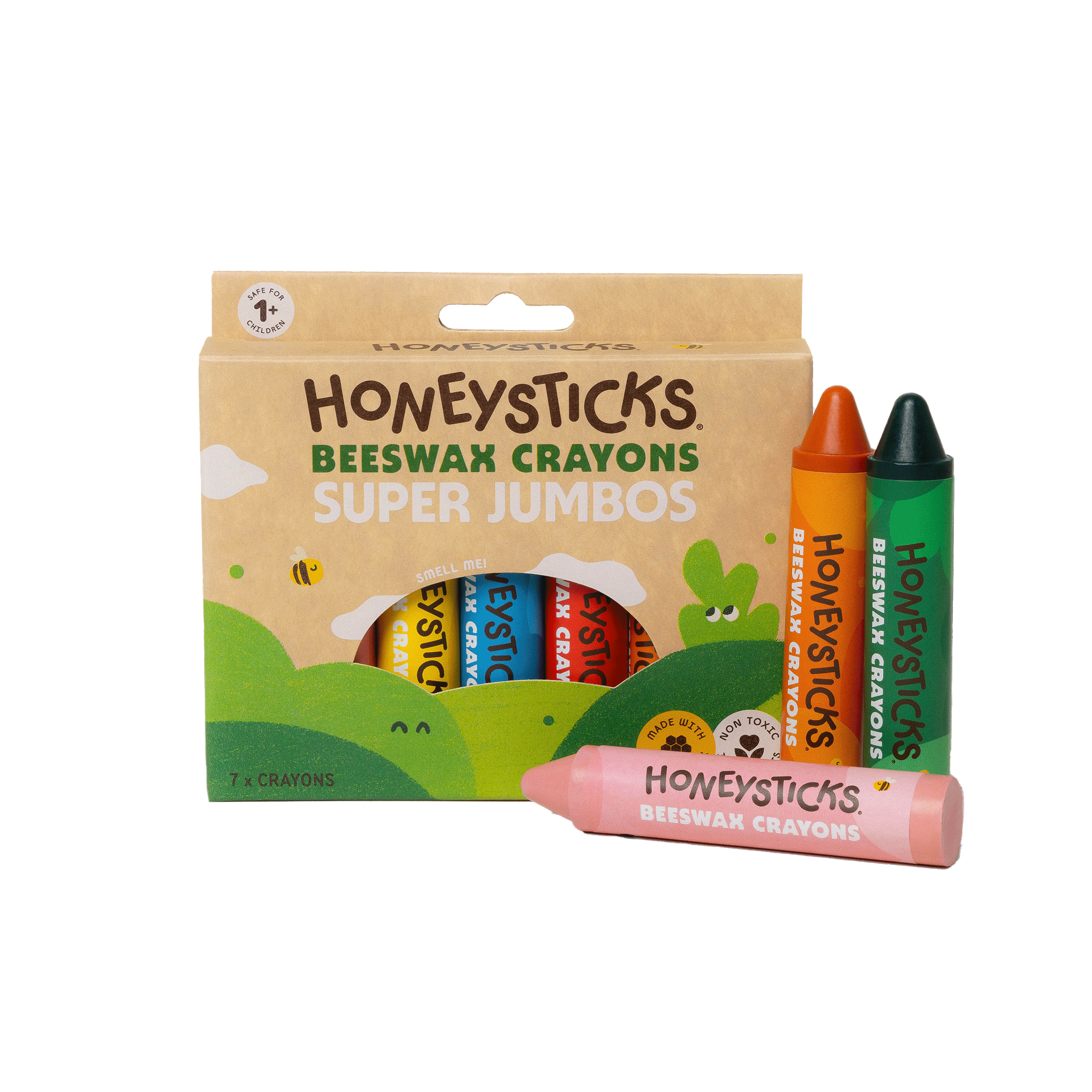 Honeysticks | Beeswax Crayons Super Jumbos - 7pk