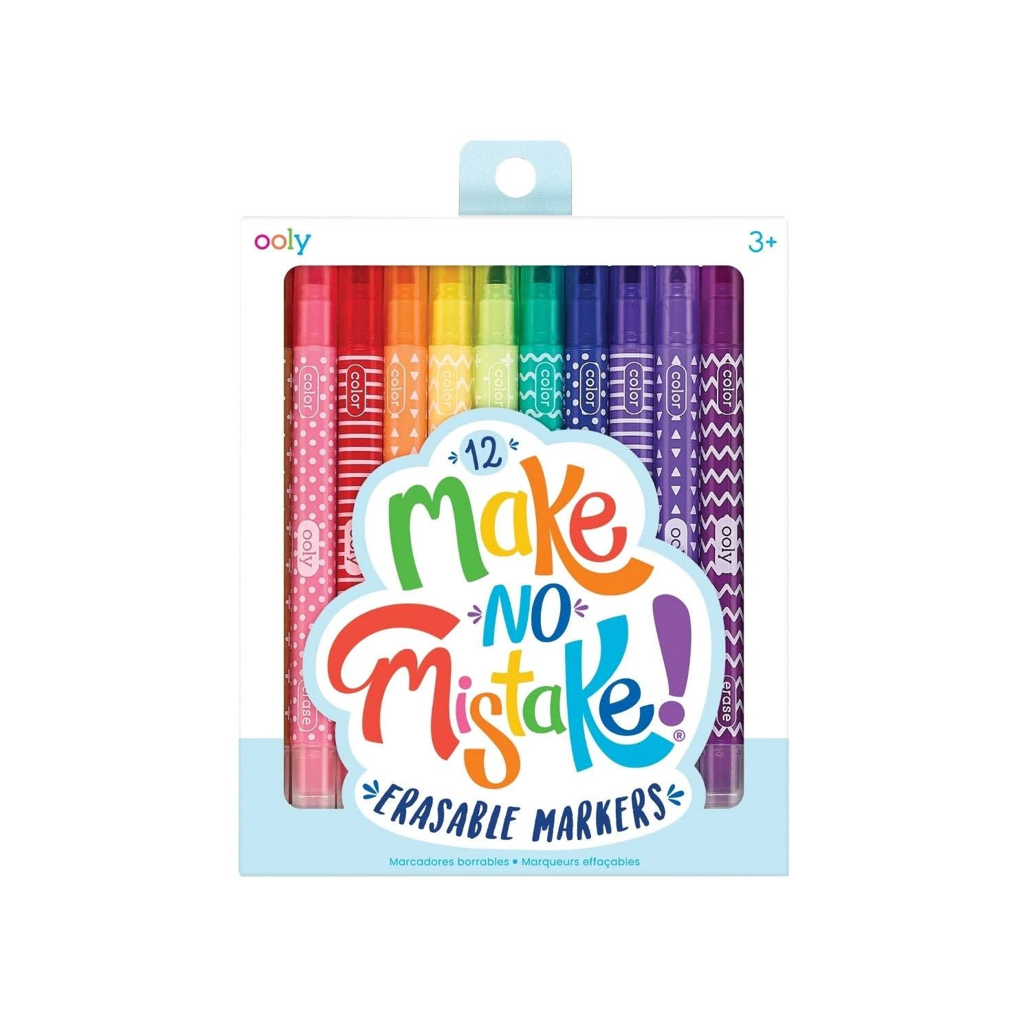 Ooly | Make No Mistake Erasable Markers - 12pk