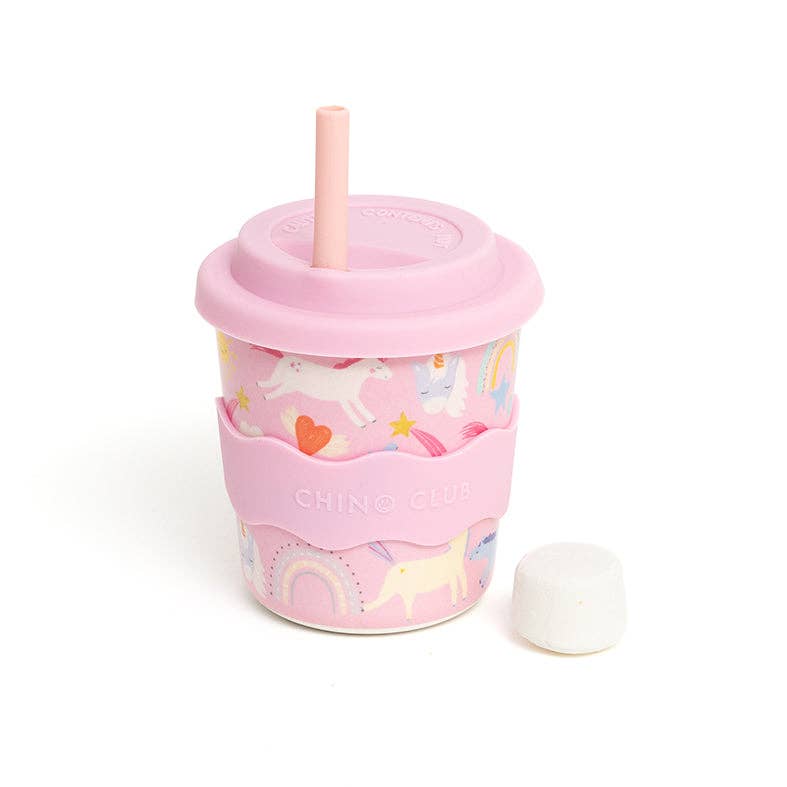 Chino Club | Pink Unicorn - Kids Keep Cup 8oz