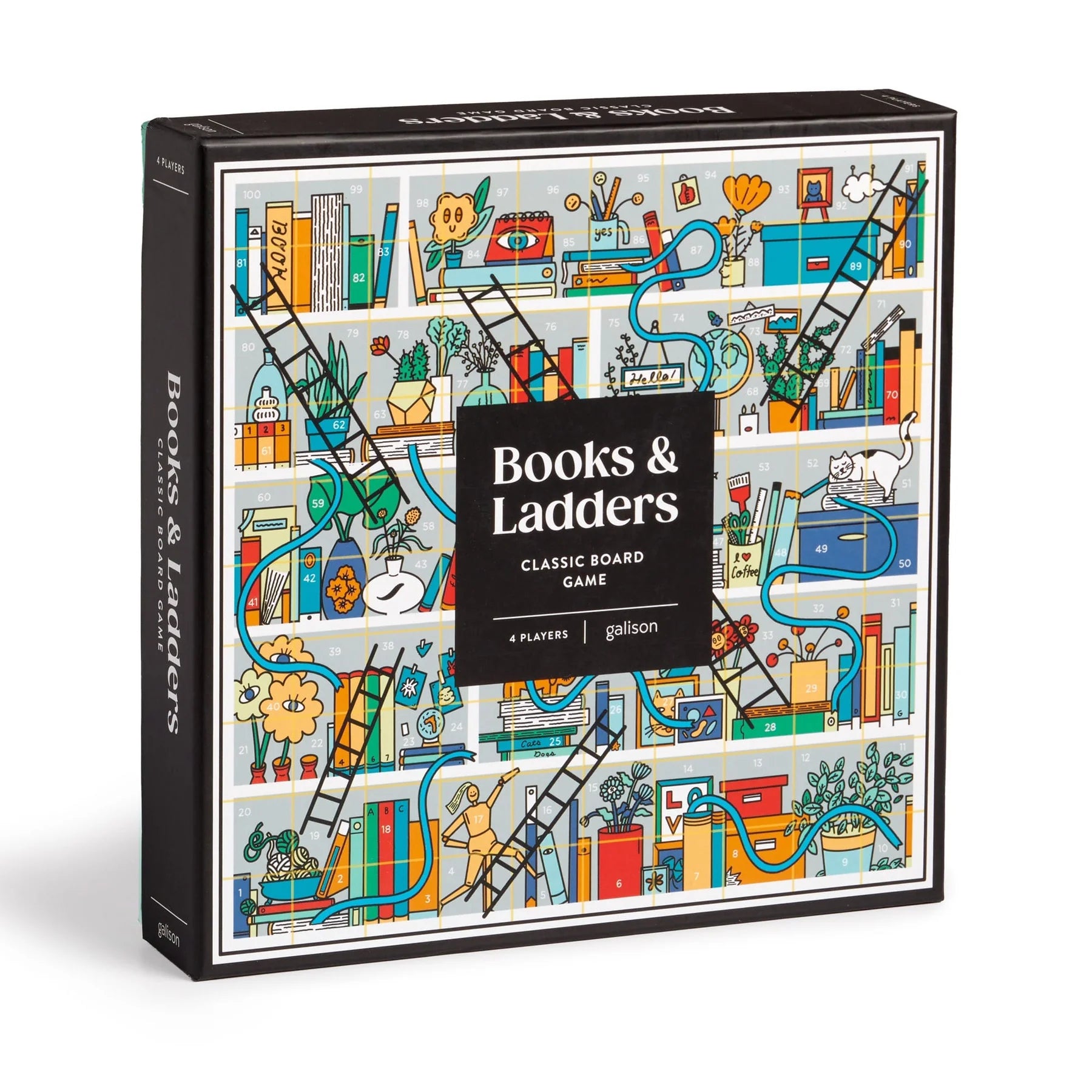 Galison | Books & Ladders Board Game
