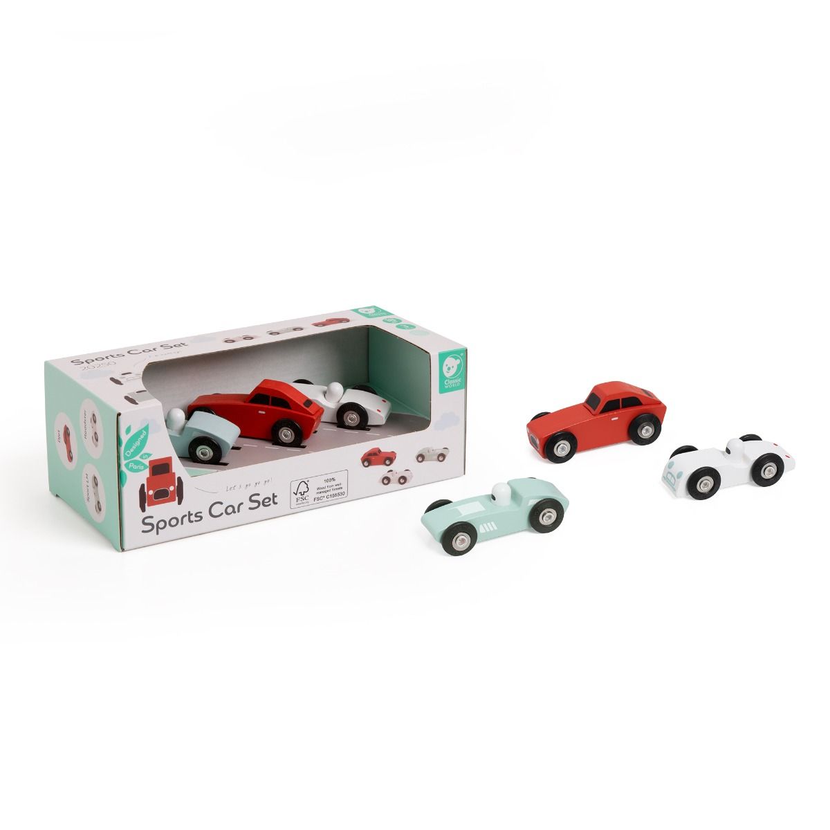 Classic World | Sports Car Set 3pc