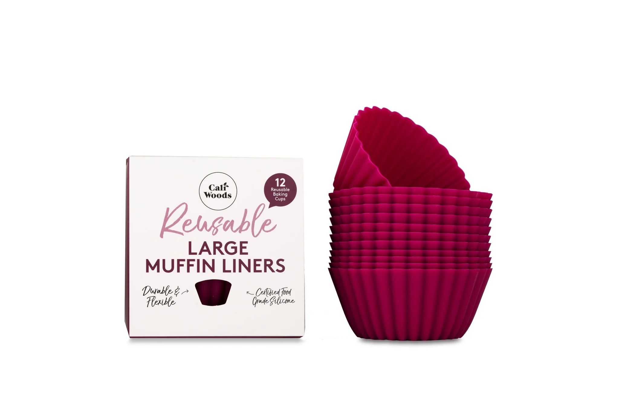 Caliwoods | Silicone Muffin Liners 12pk - Large