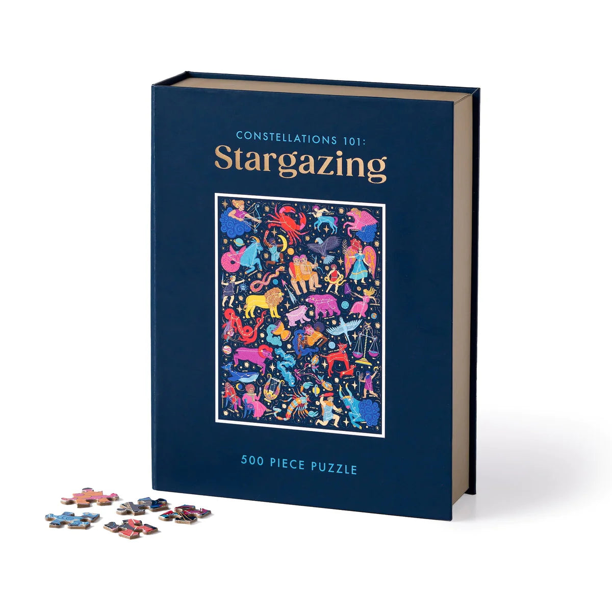 Galison | Constellations 101: Stargazing 500pc Book Puzzle