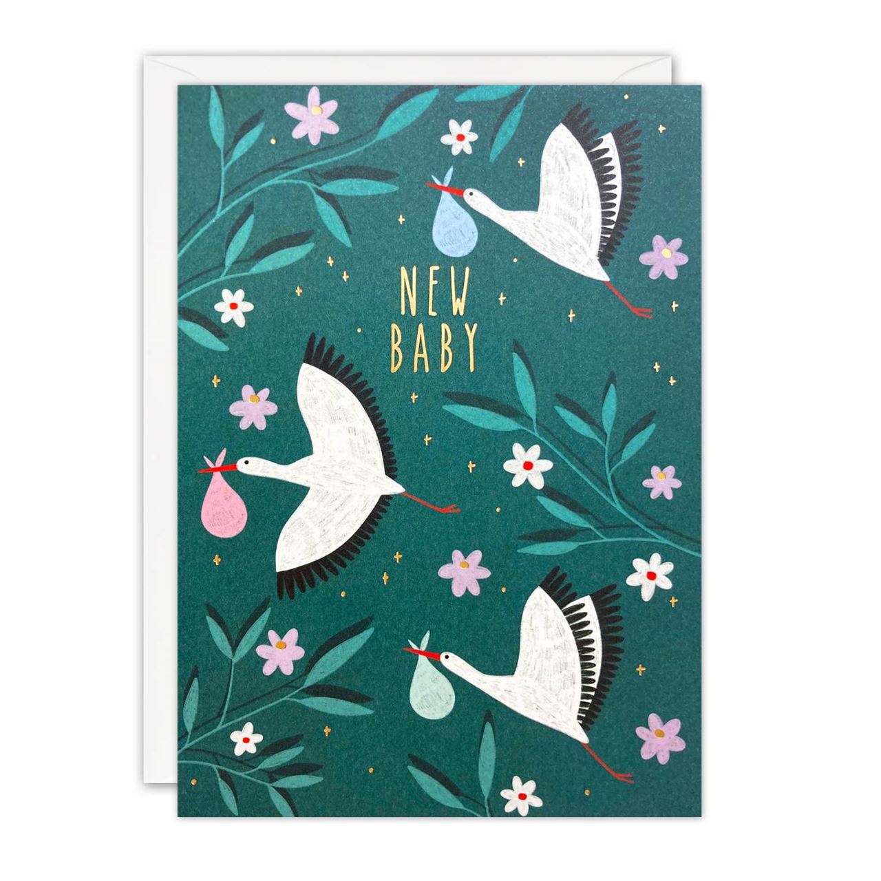Stork New Baby Card