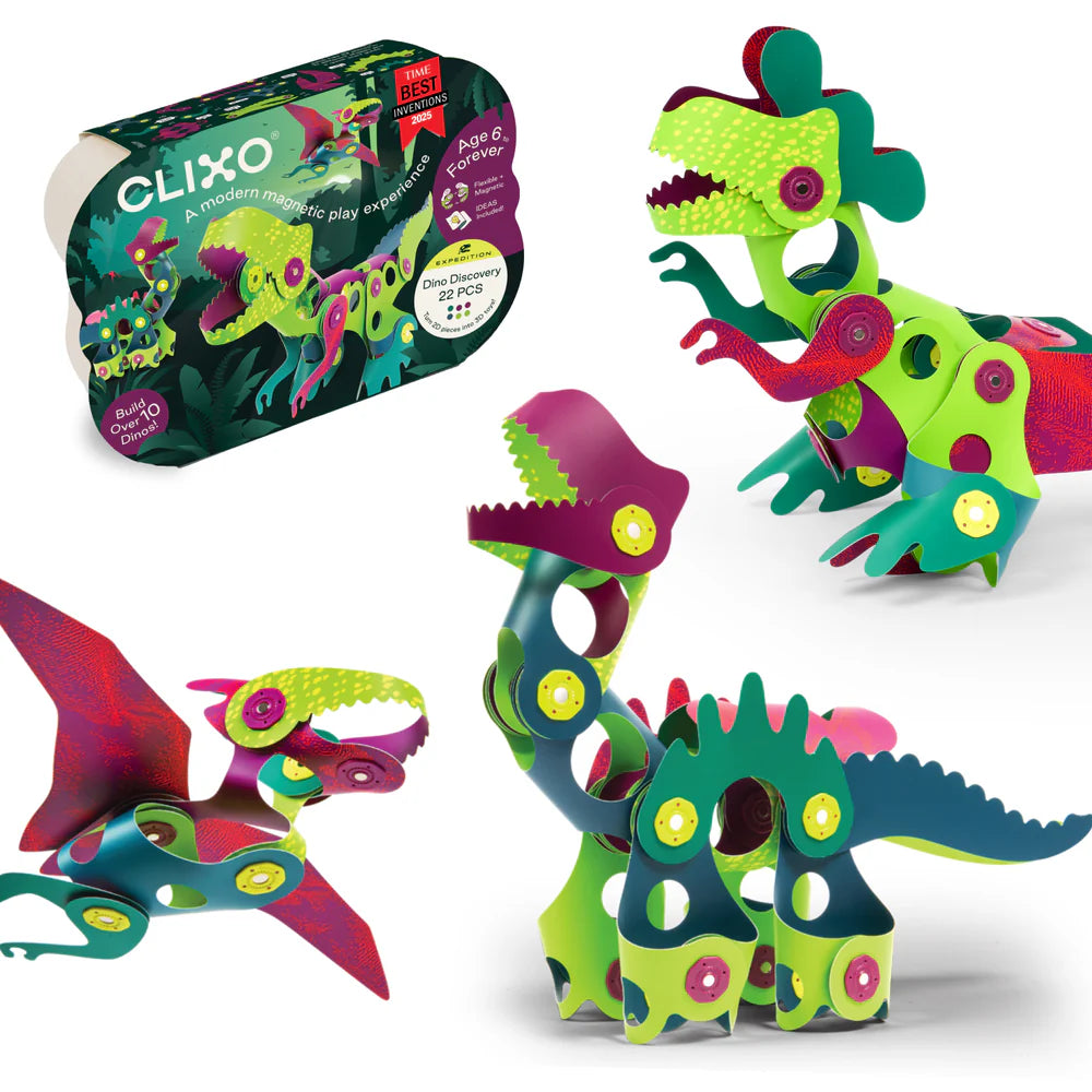 Clixo | Dino Discovery - 22pc