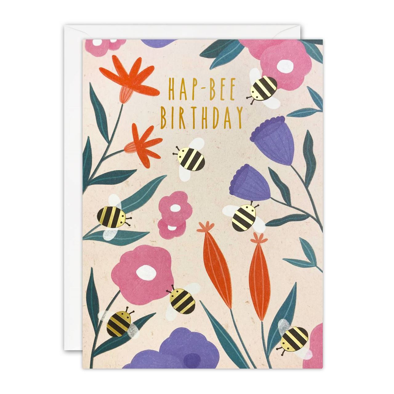 Hap-Bee Birthday Card
