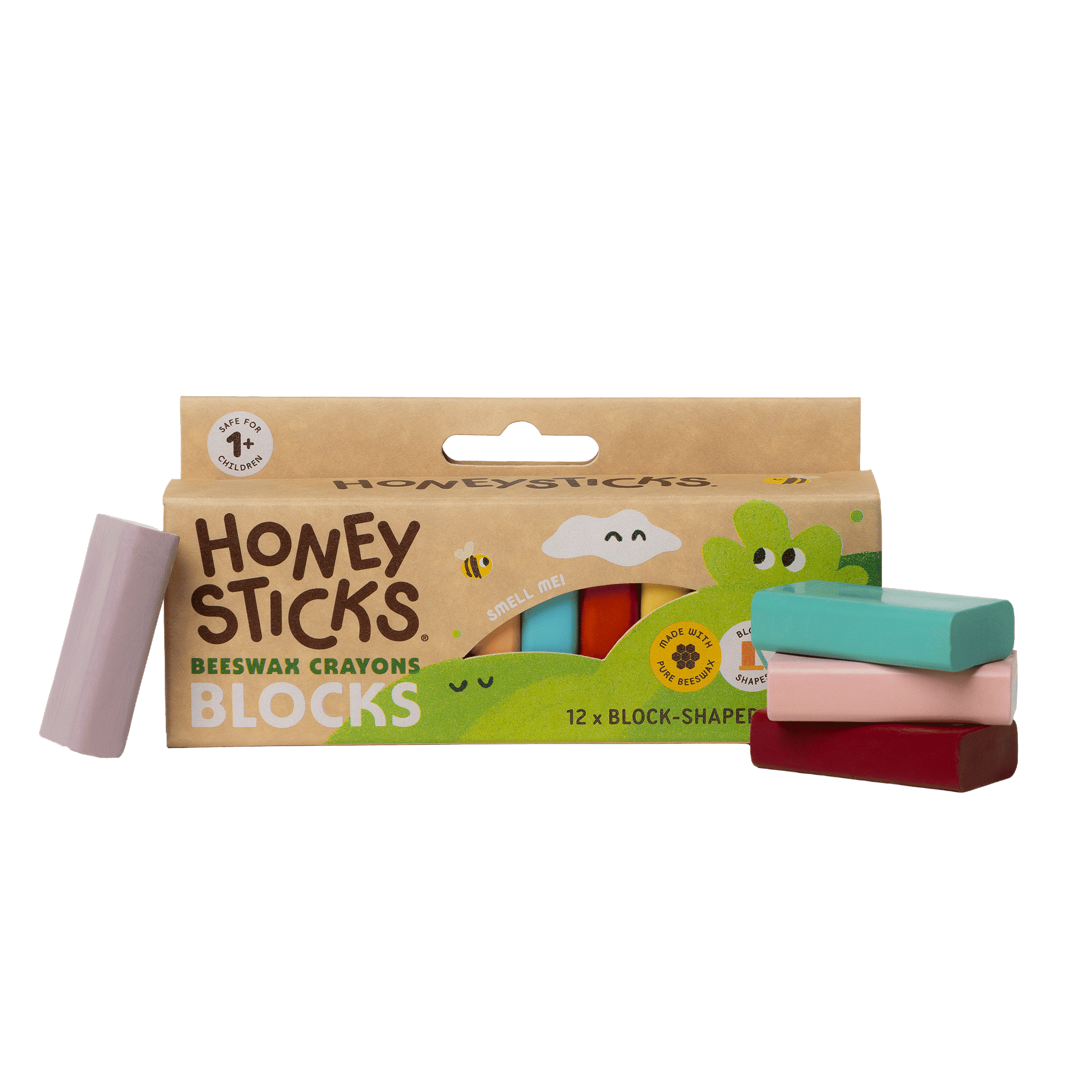 Honeysticks | Beeswax Crayons Blocks - 12pk