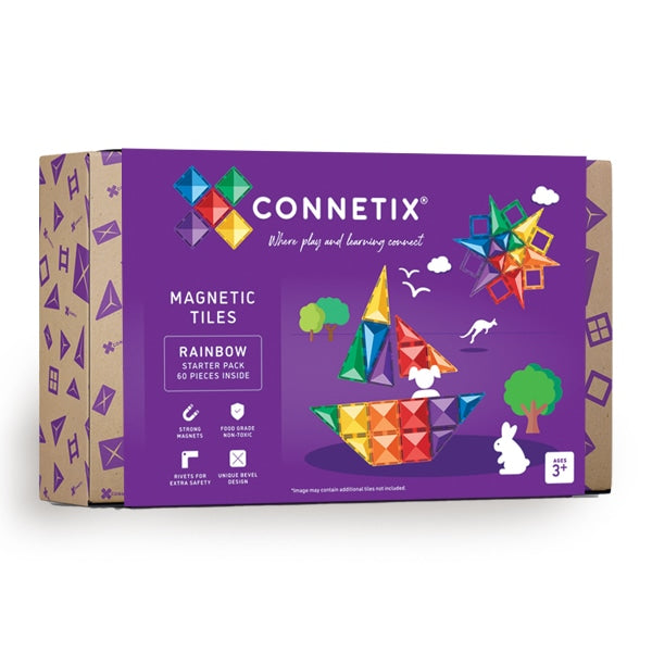 Connetix | Rainbow Starter Pack - 60pc