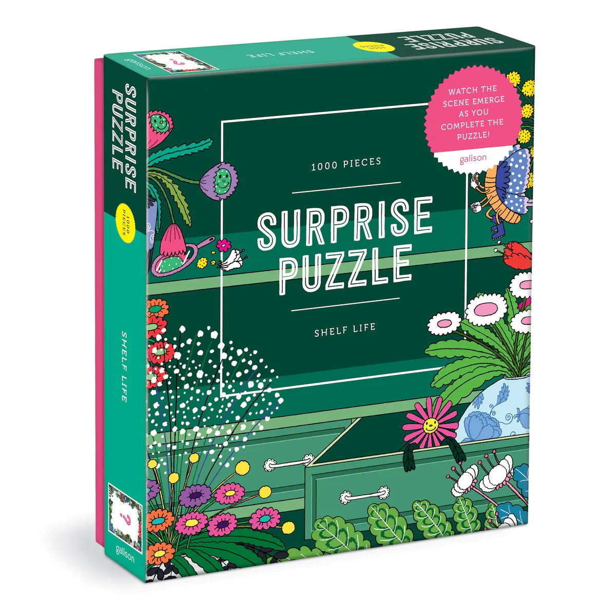Galison | Shelf Life 1000pc Surprise Puzzle