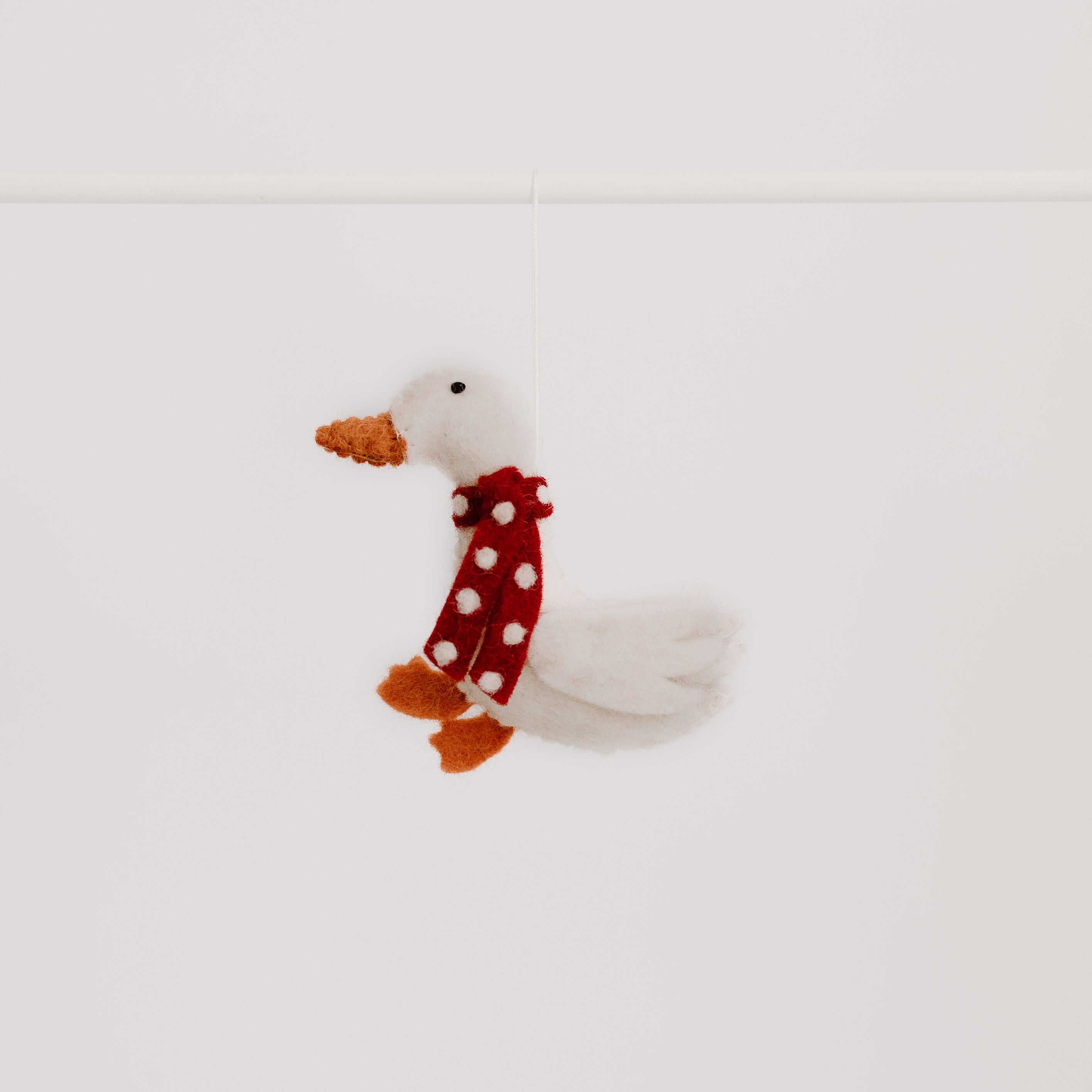 Pashom | Hanging Decoration - Goose with Red Scarf
