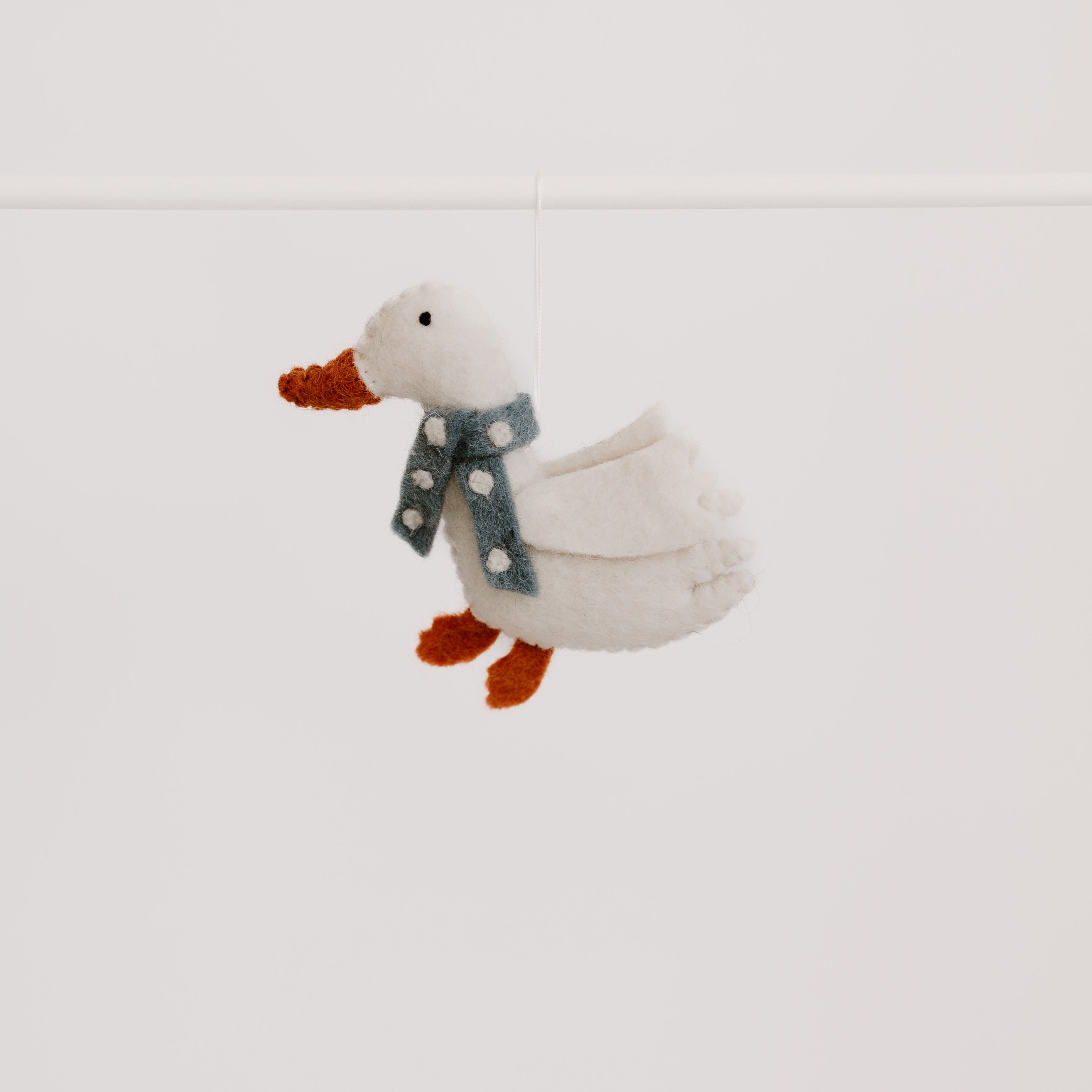 Pashom | Hanging Decoration - Goose with Blue Scarf