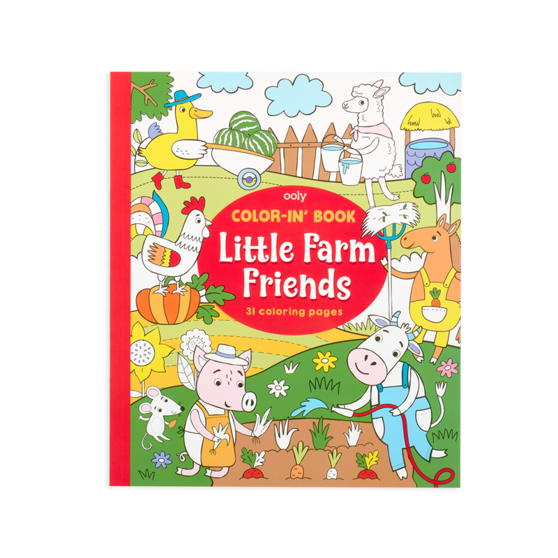 Ooly | Little Farm Friends Colouring Book