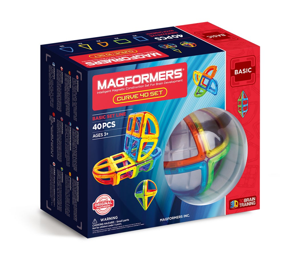 Magformers | Curve - 40 Piece Set