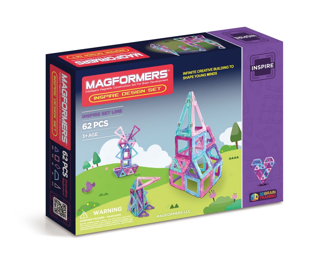 Magformers | Inspire Designer - 62 Piece Set