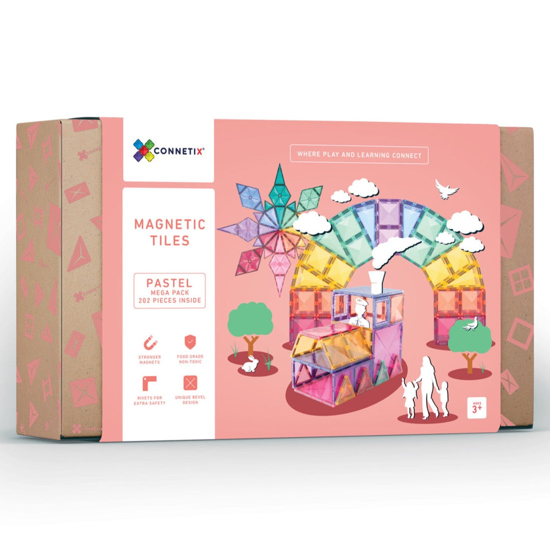 Connetix | Pastel Mega Pack - 202pc