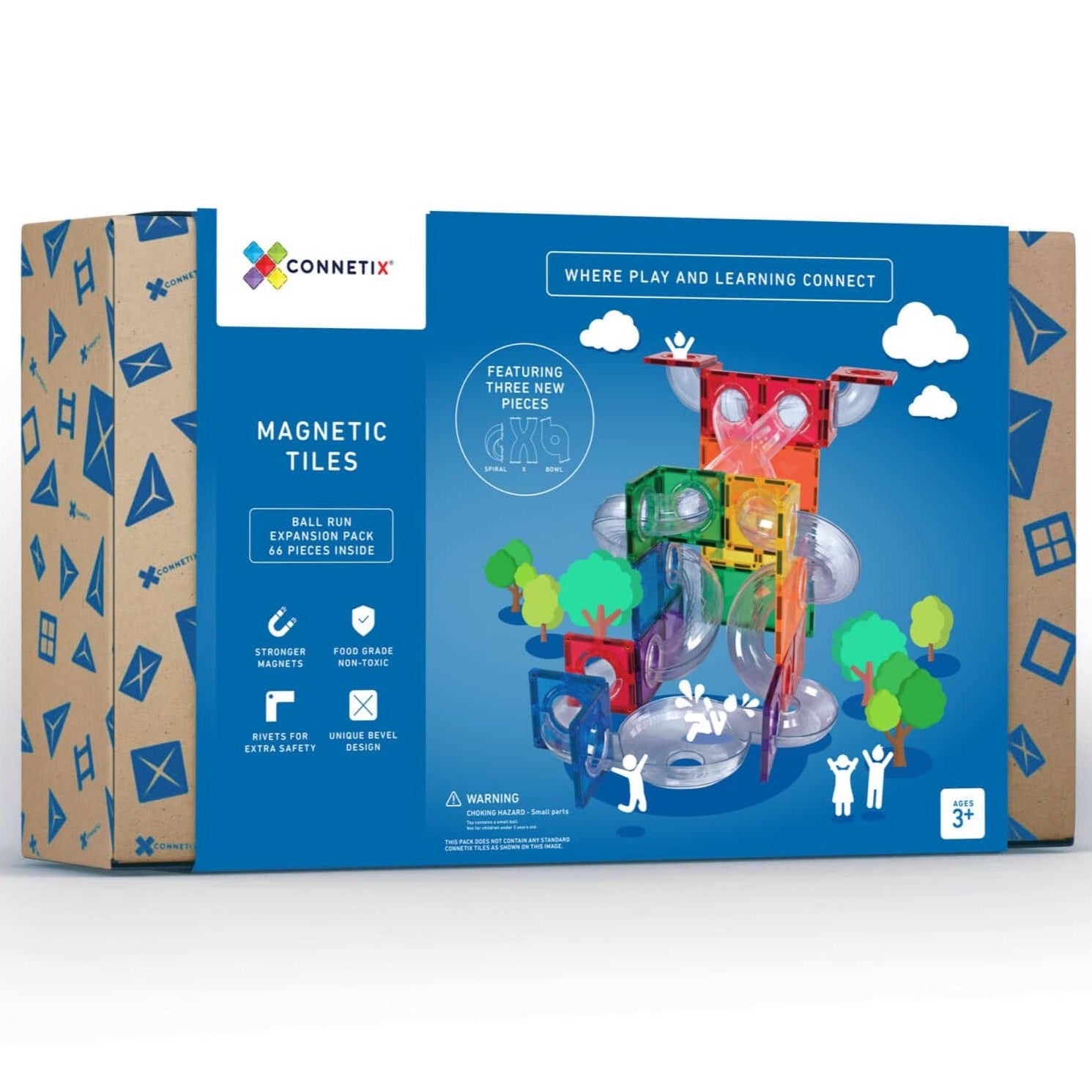 CONNETIX | Rainbow Ball Run Expansion Pack - 66pc
