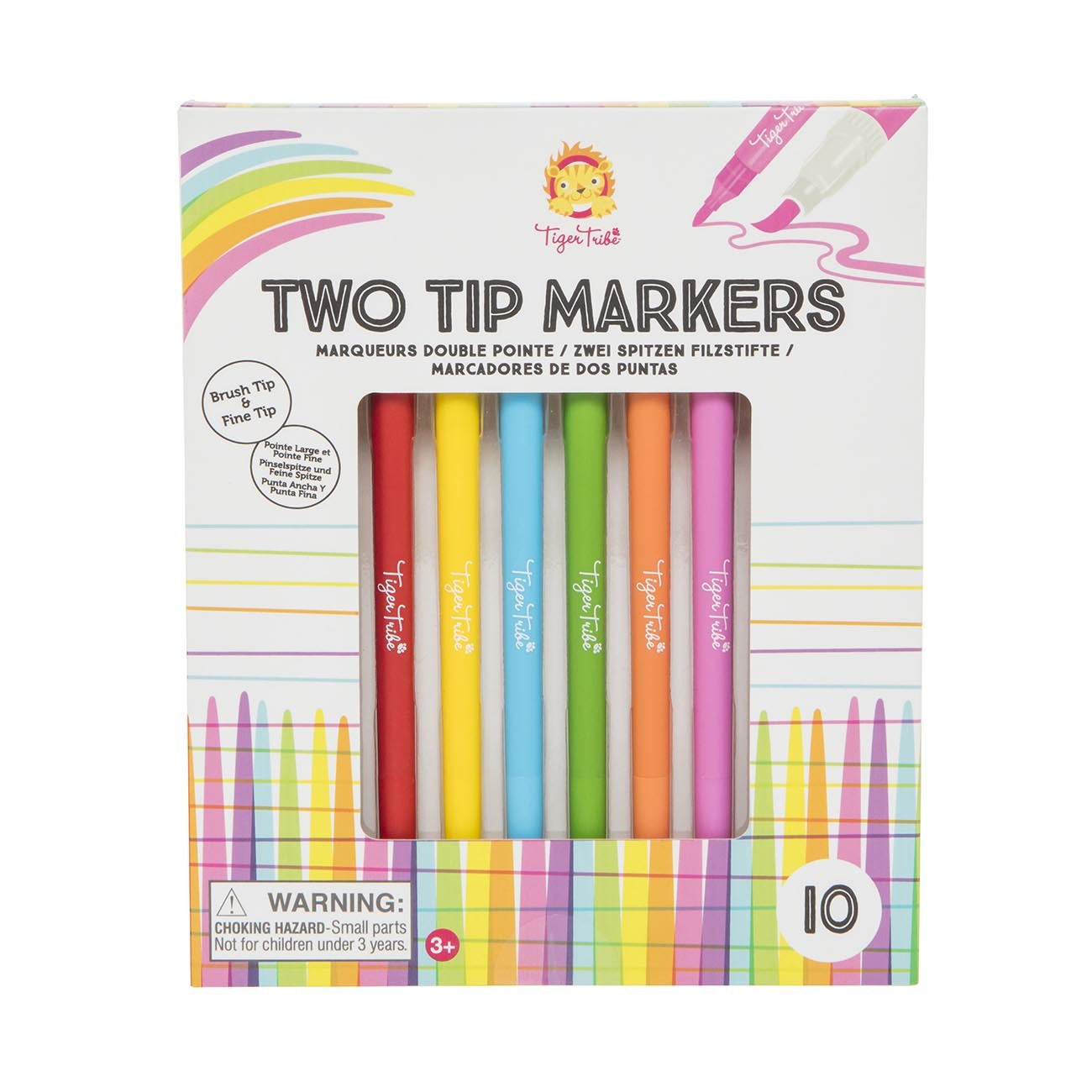 Tiger Tribe | Two Tip Markers - 10pk