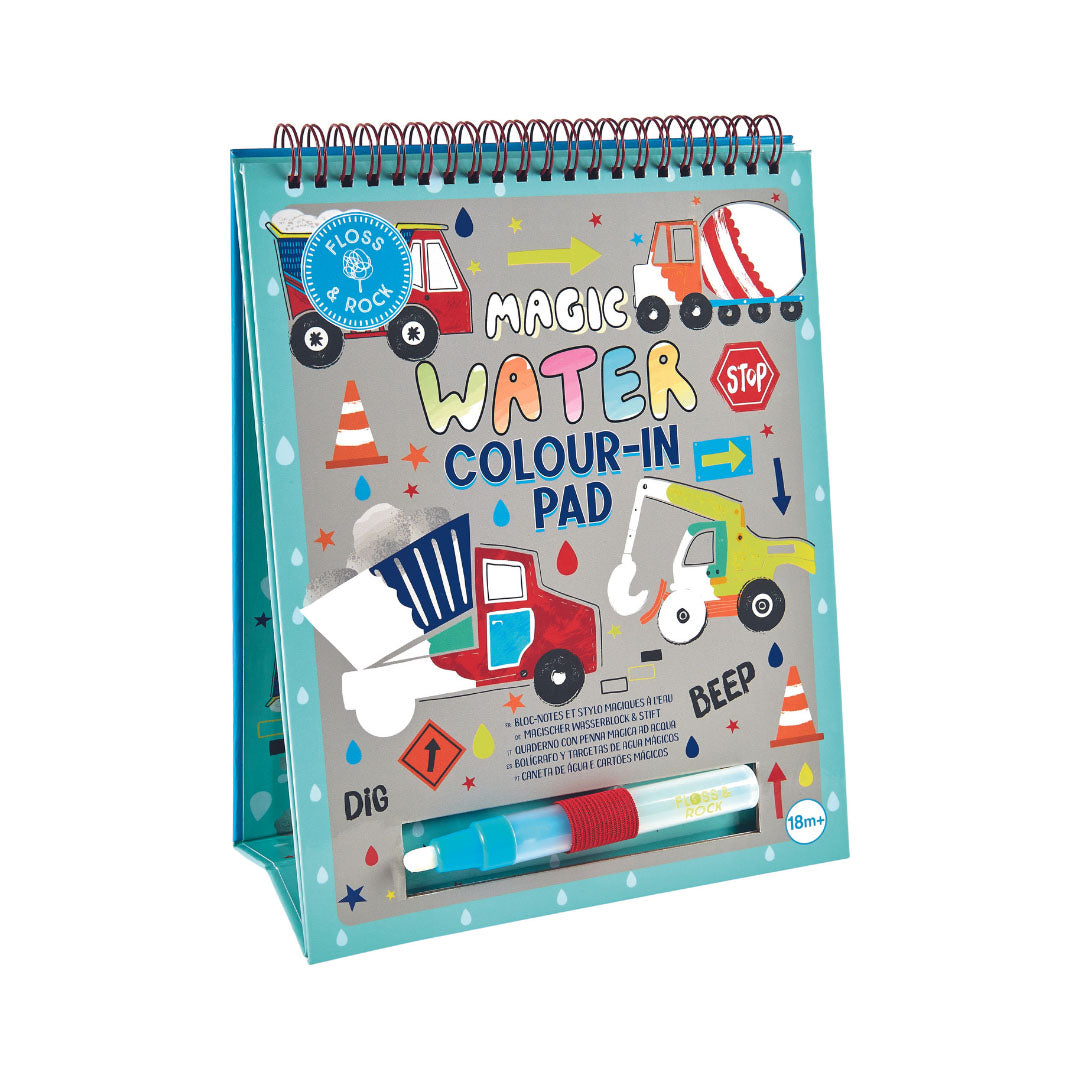 Floss & Rock | Magic Water Colour-in-Pad - Construction