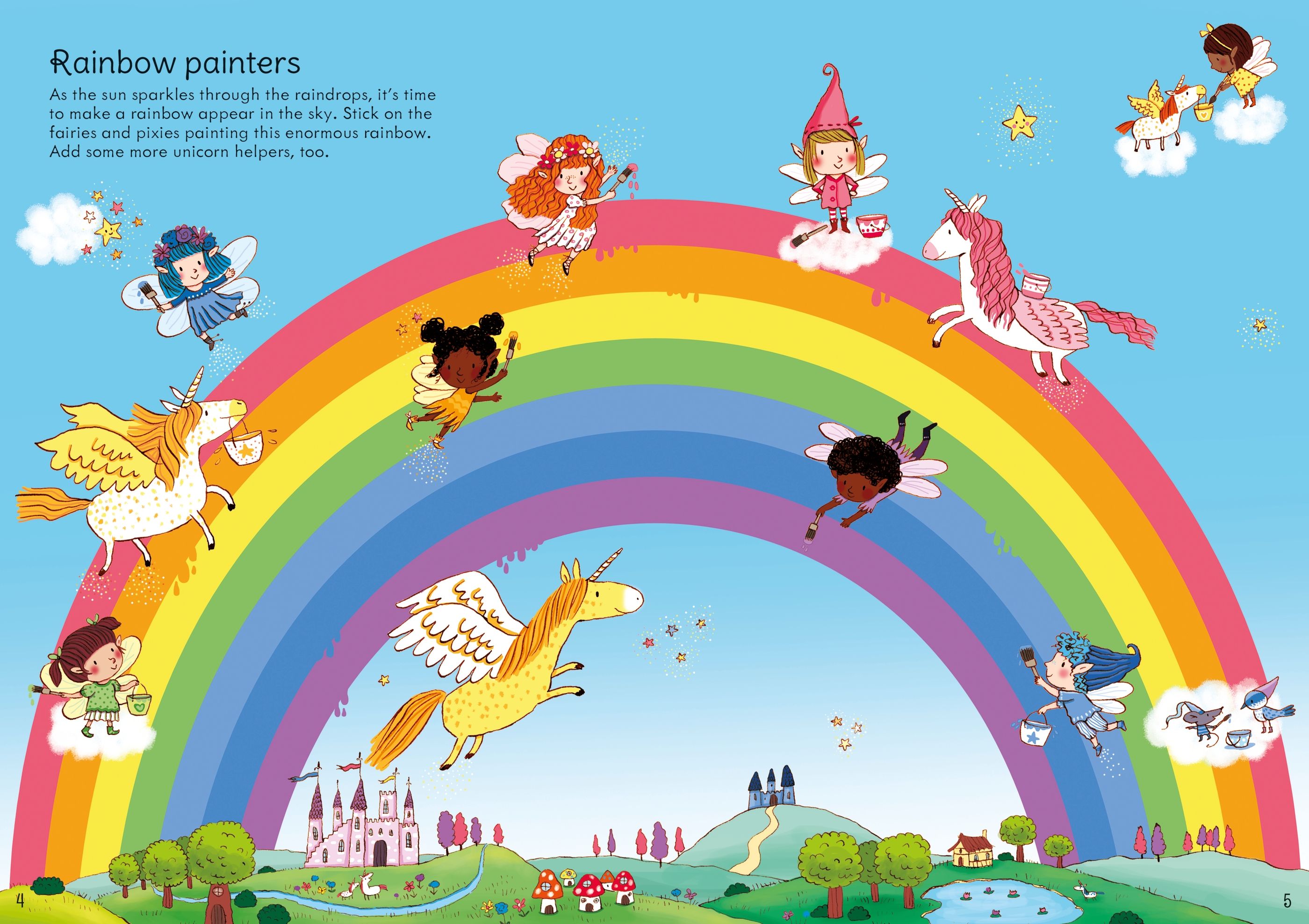 Usborne Books | Little First Stickers - Rainbows