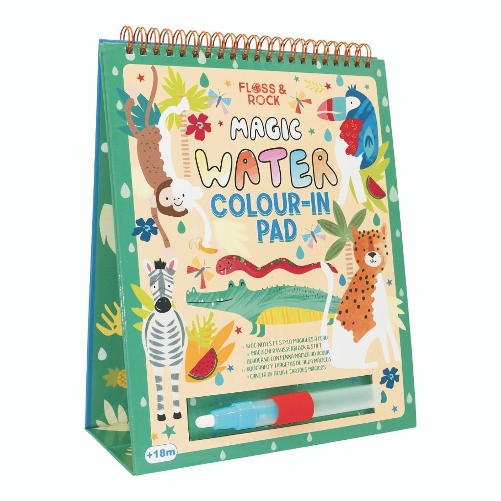 Floss & Rock | Magic Water Colour-in-Pad - Jungle