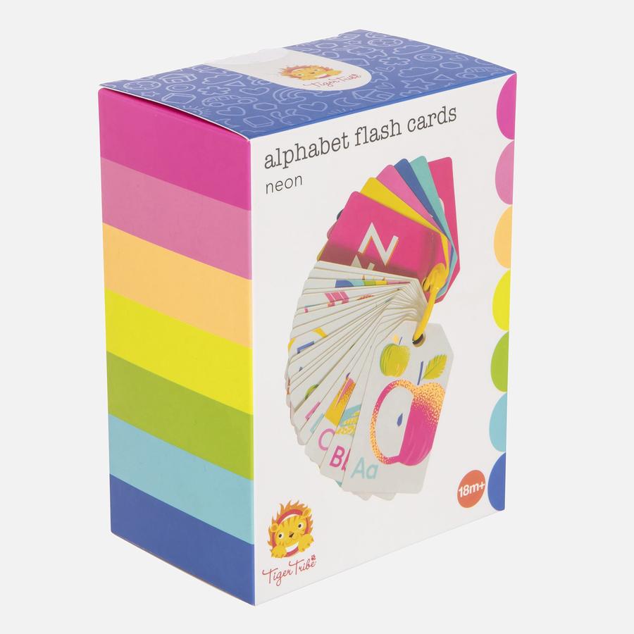 Tiger Tribe | Flash Cards - Alphabet Neon