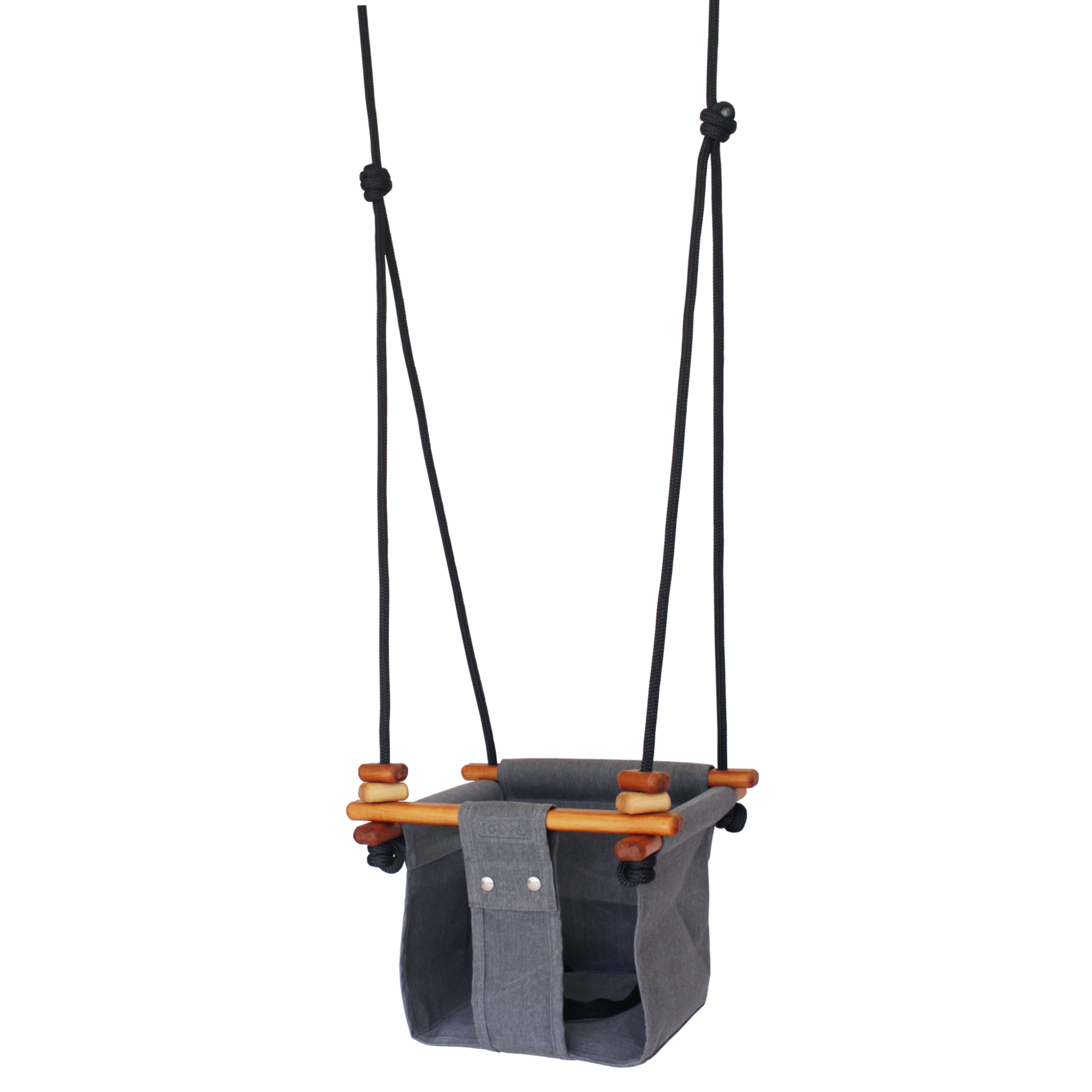 Solvej | Baby & Toddler Swing - Smokey Grey