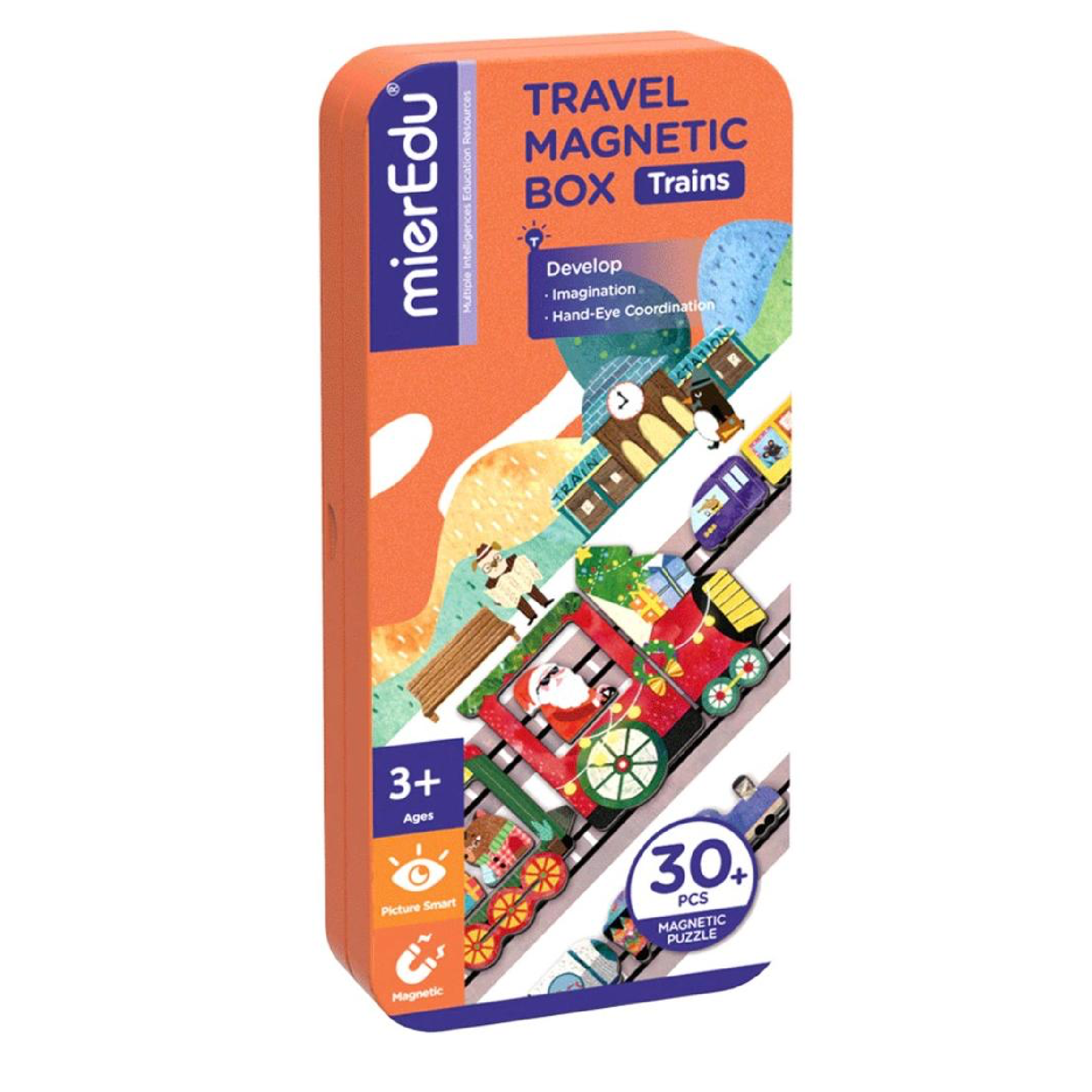 mierEdu | Magnetic Travel Box - Trains